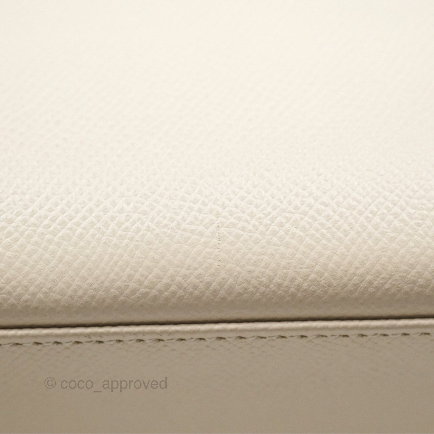 Hermès Kelly 28 Sellier Craie 10 Epsom Gold Hardware