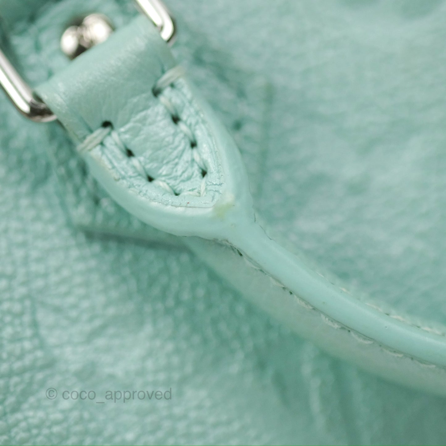Louis Vuitton Nano Speedy Monogram Empreinte Pearly Lagoon Blue