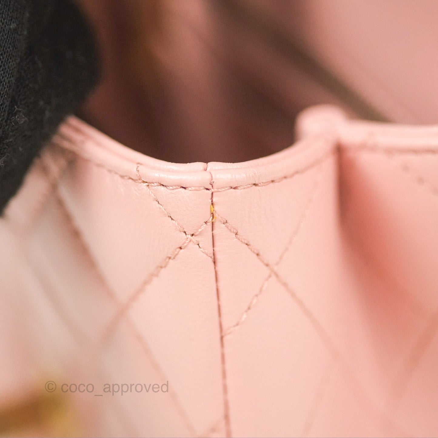Chanel Quilted Mini Square Flap with Camellia Adjustable Chain Pink Clair Lambskin 23S