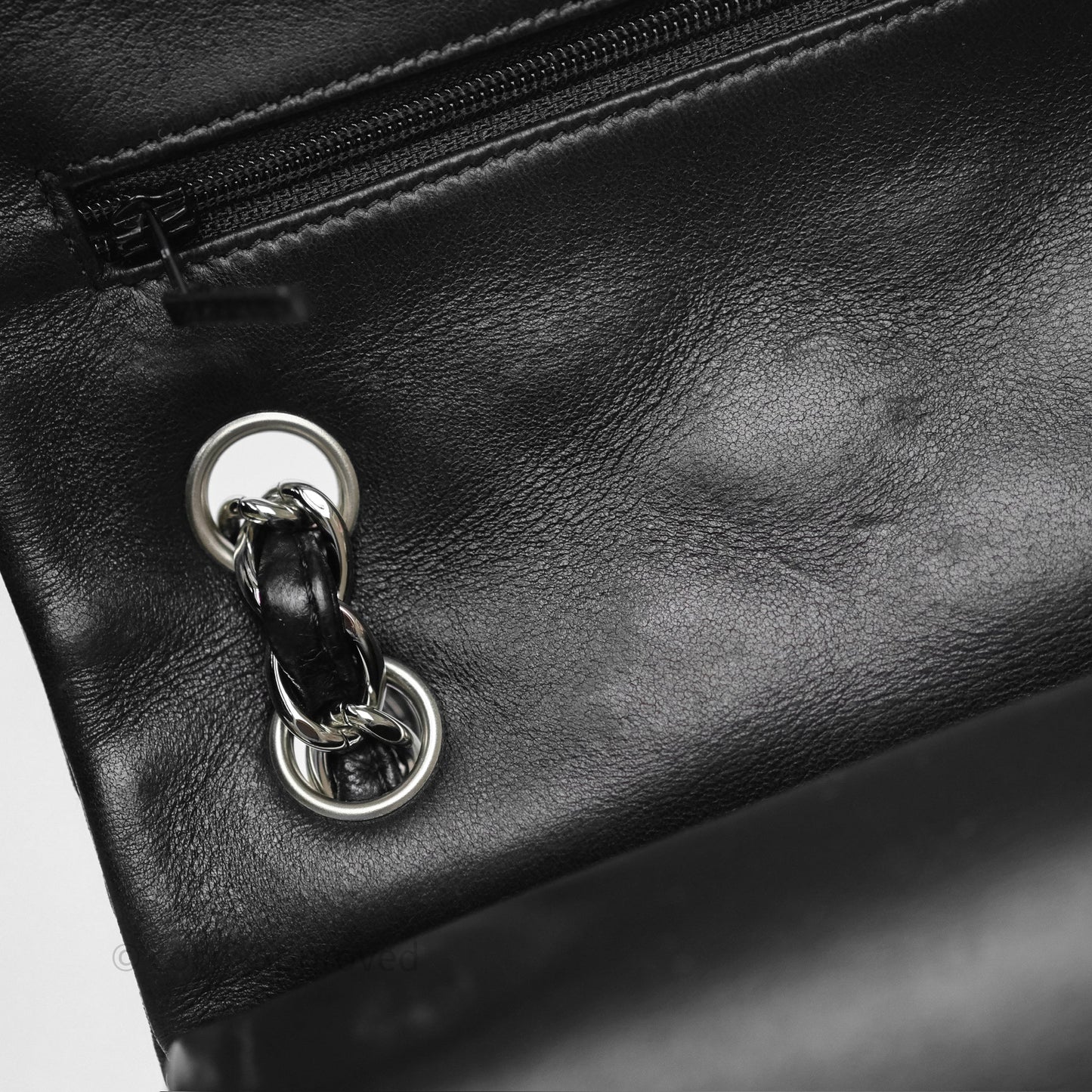 Chanel Jumbo Double Flap Black Lambskin Silver Hardware⁣⁣
