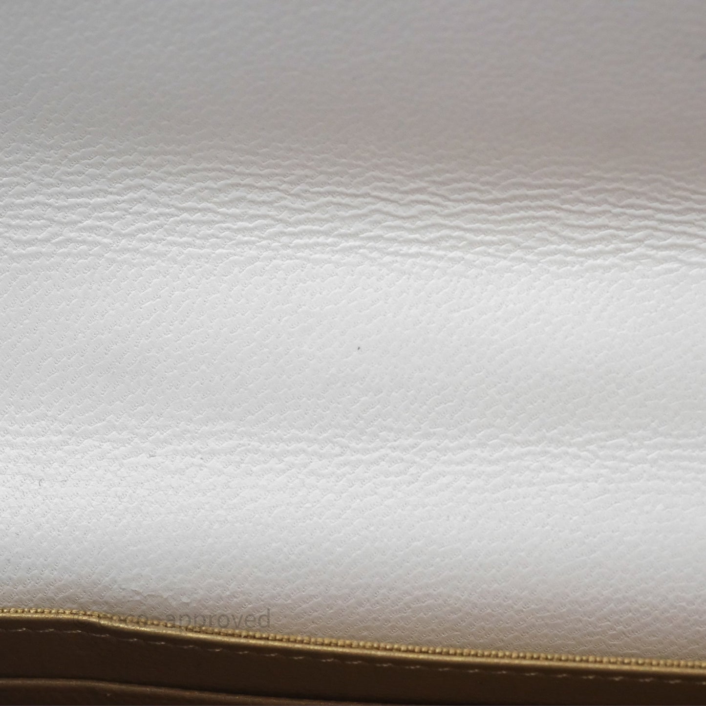 Chanel Quilted Mini Chic Pearls Flap Wallet On Chain WOC White Goatskin Aged Gold Hardware
