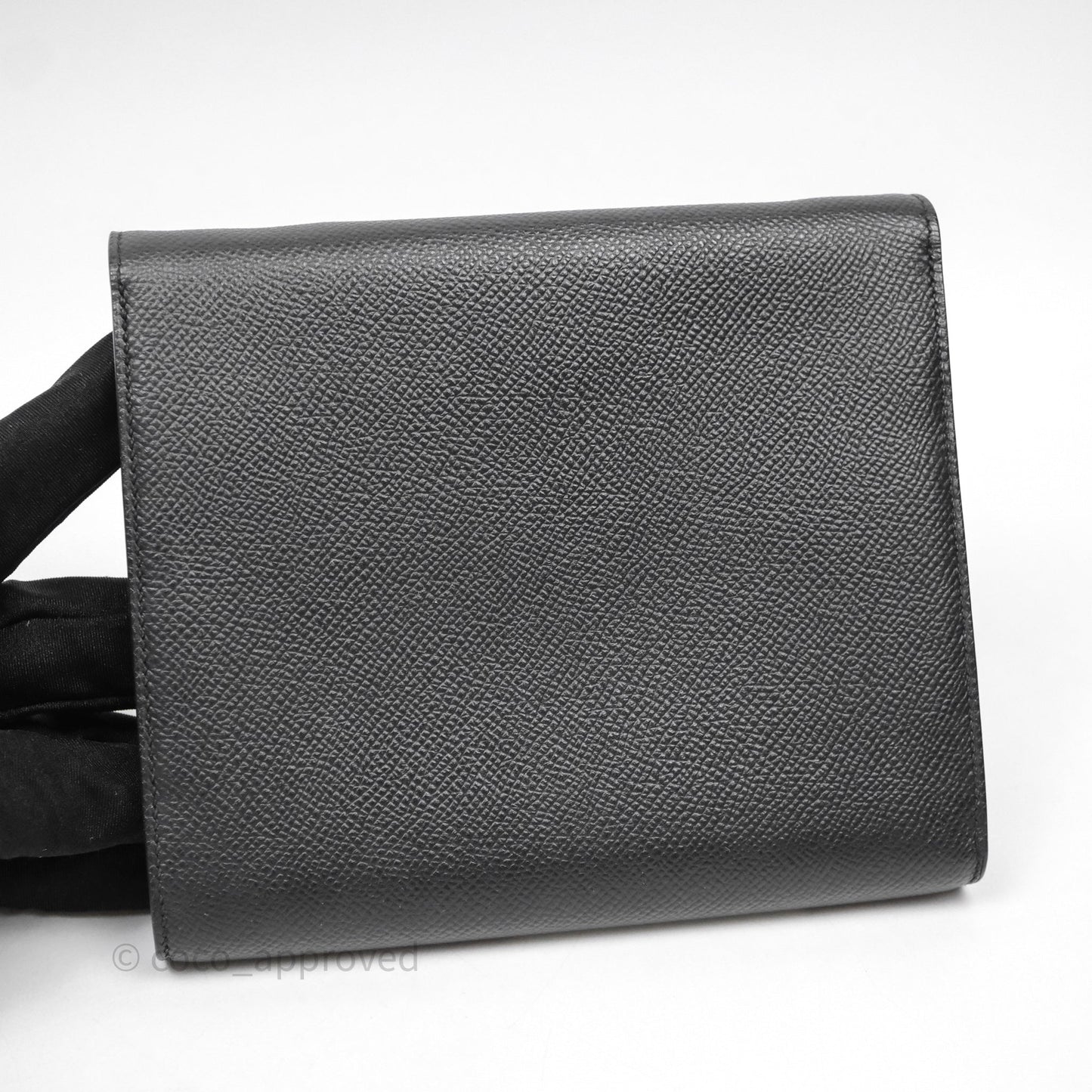 Hermès Clic 16 Wallet On Chain Noir Epsom Gold Hardware