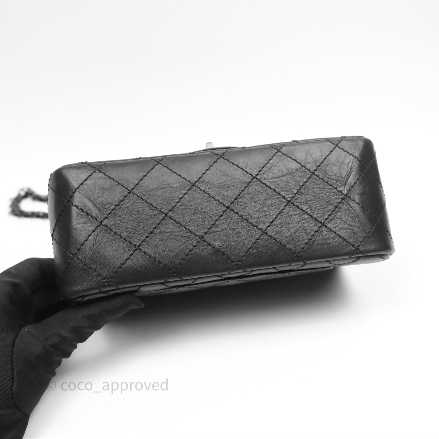 Chanel Quilted Mini Reissue 224 So Black Calfskin