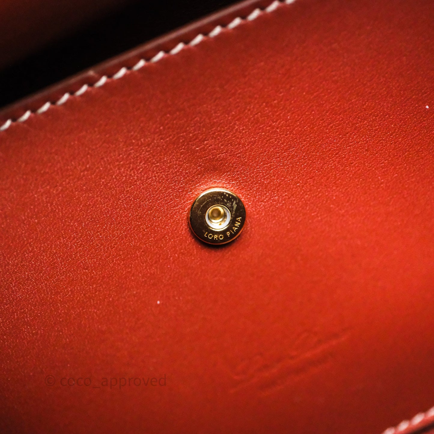 Loro Piana Extra Bag L27 Natural Brown/Deep Kummel Cashmere