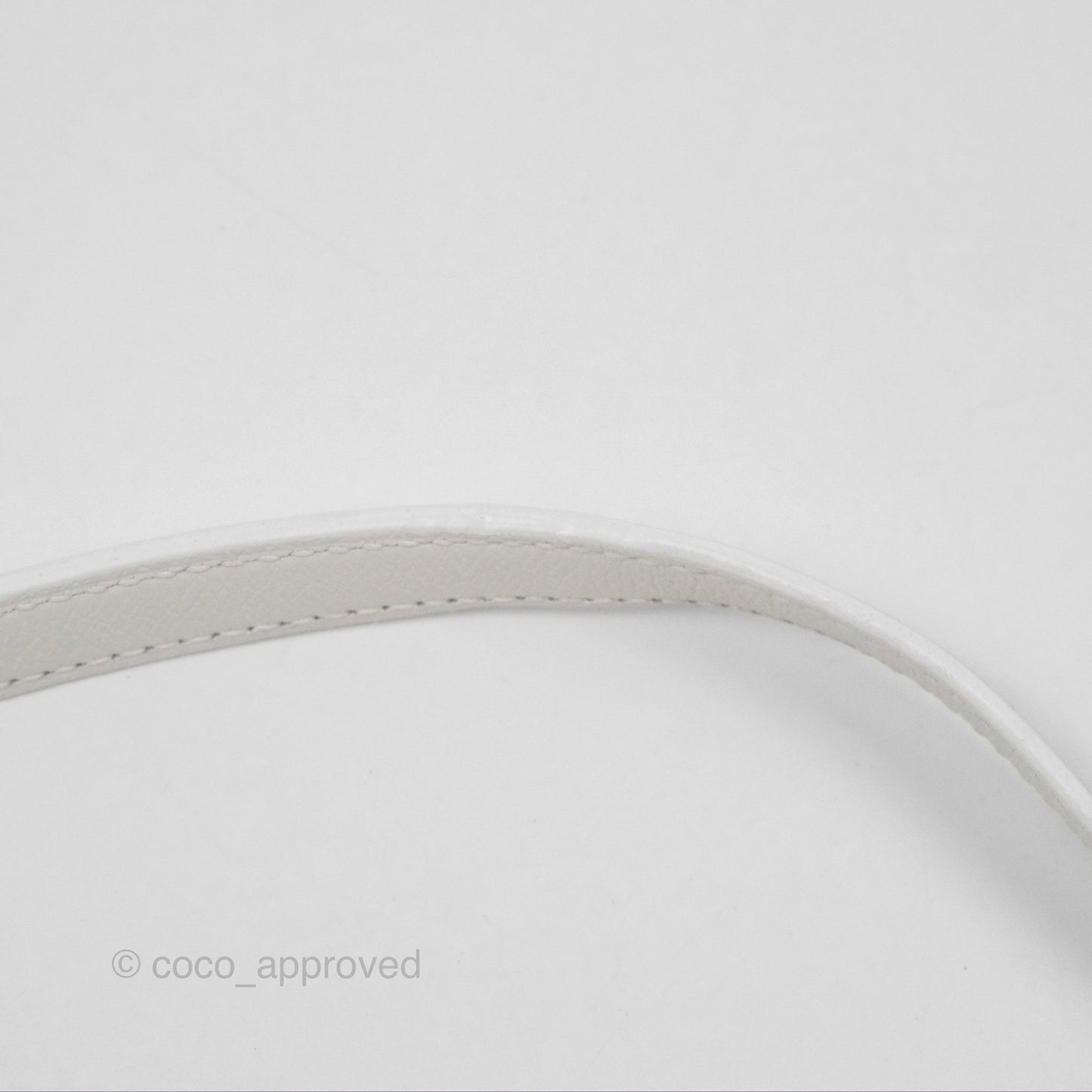 Hermès Kelly Danse II Bag White Evercolor Gold Hardware