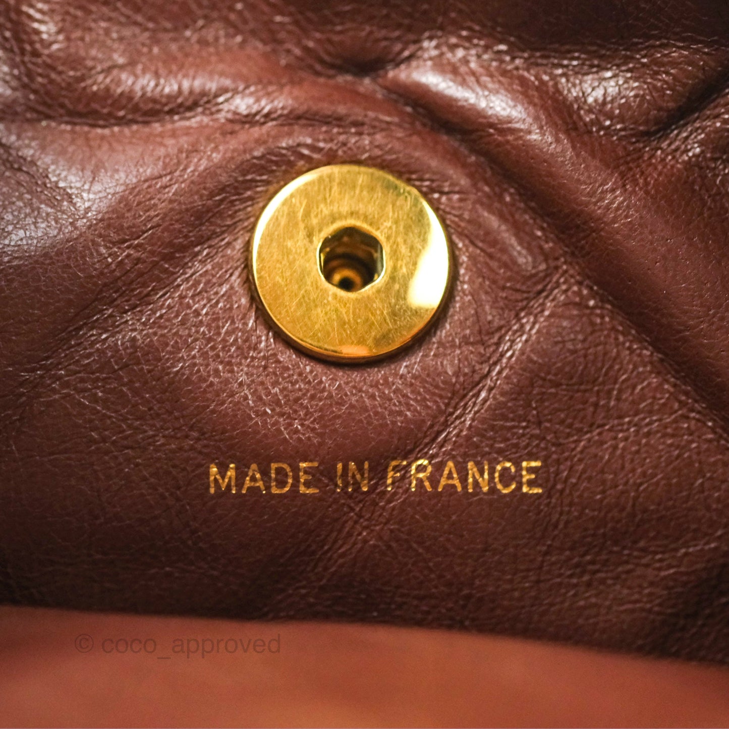 Chanel Vintage CC Duma Backpack Brown Lambskin 24K Gold Hardware