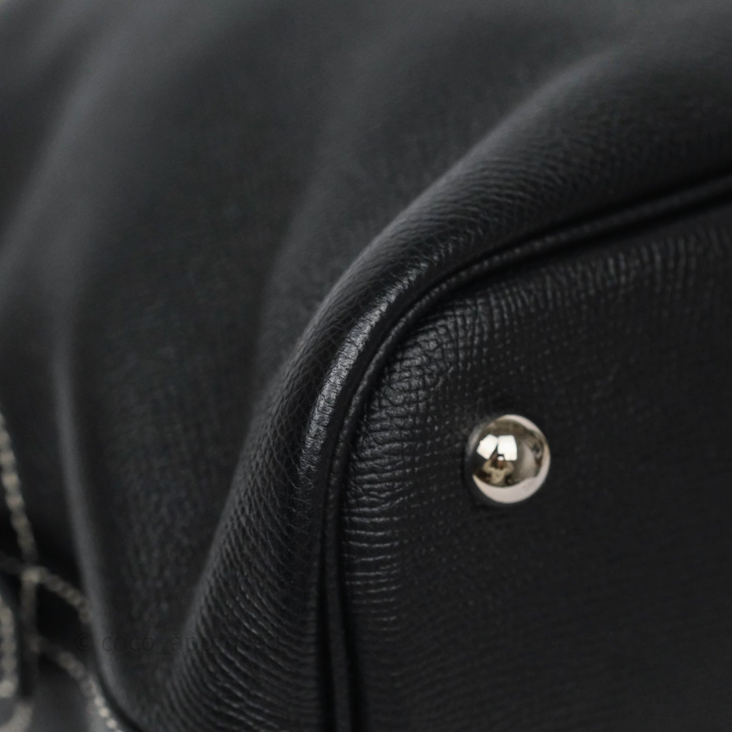 Hermès Bolide Relax 35 Black Noir 89 Epsom Palladium Hardware