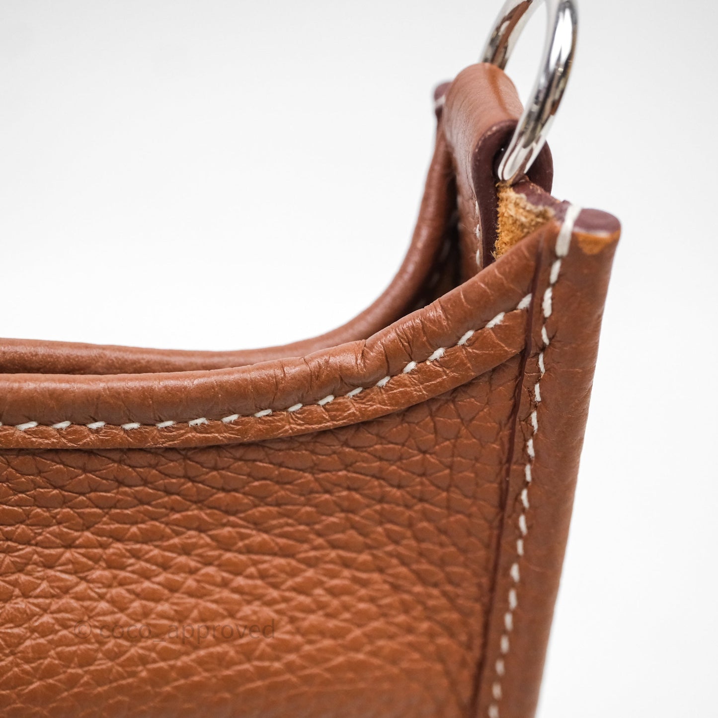 Hermès Mini Evelyne 16 Amazone Gold 37 Clemence Palladium Hardware