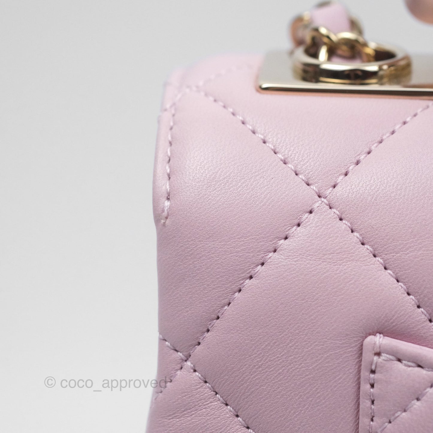 Chanel Small Trendy CC Mauve Pink Lambskin Gold Hardware