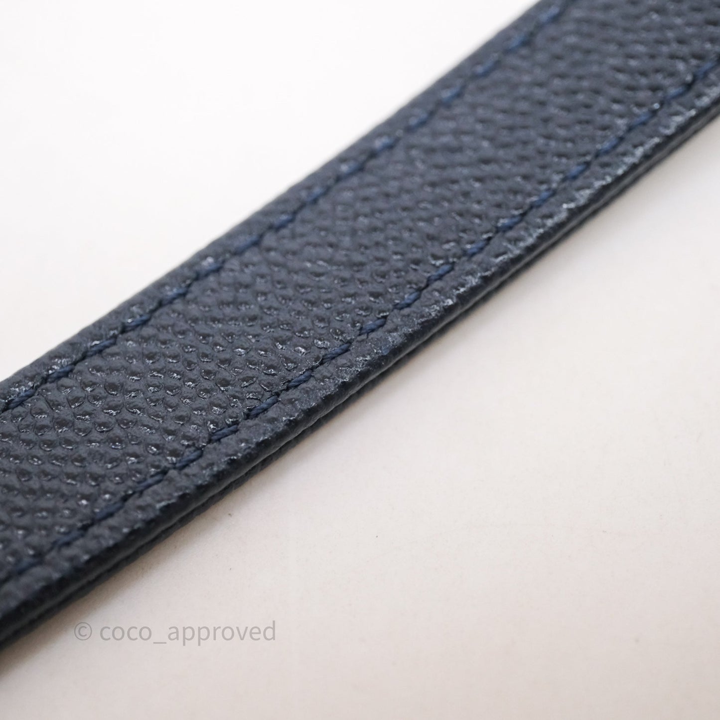 Chanel Mini Coco Handle Quilted Navy Caviar Gold Hardware Lizard Embossed Handle