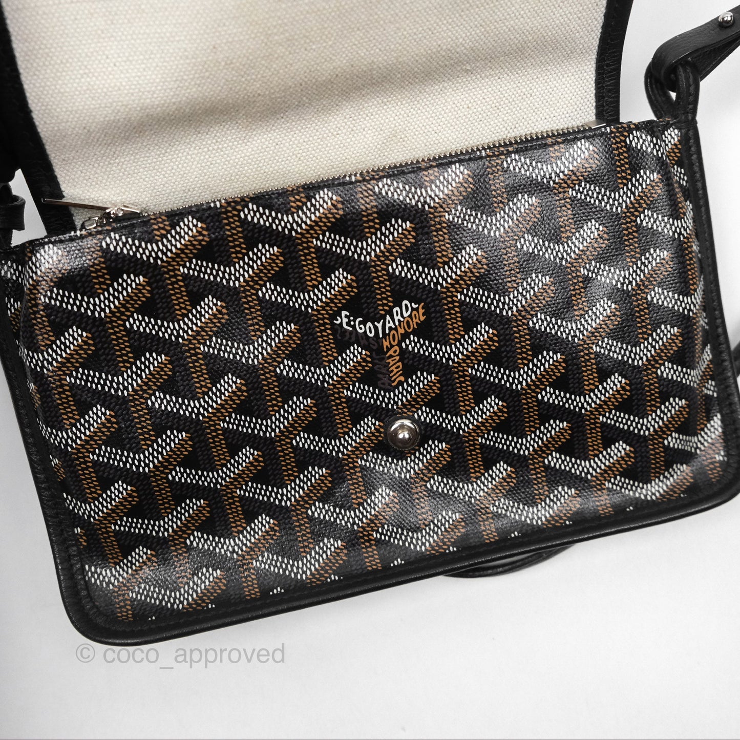 Goyard Plumet Pocket Wallet Black