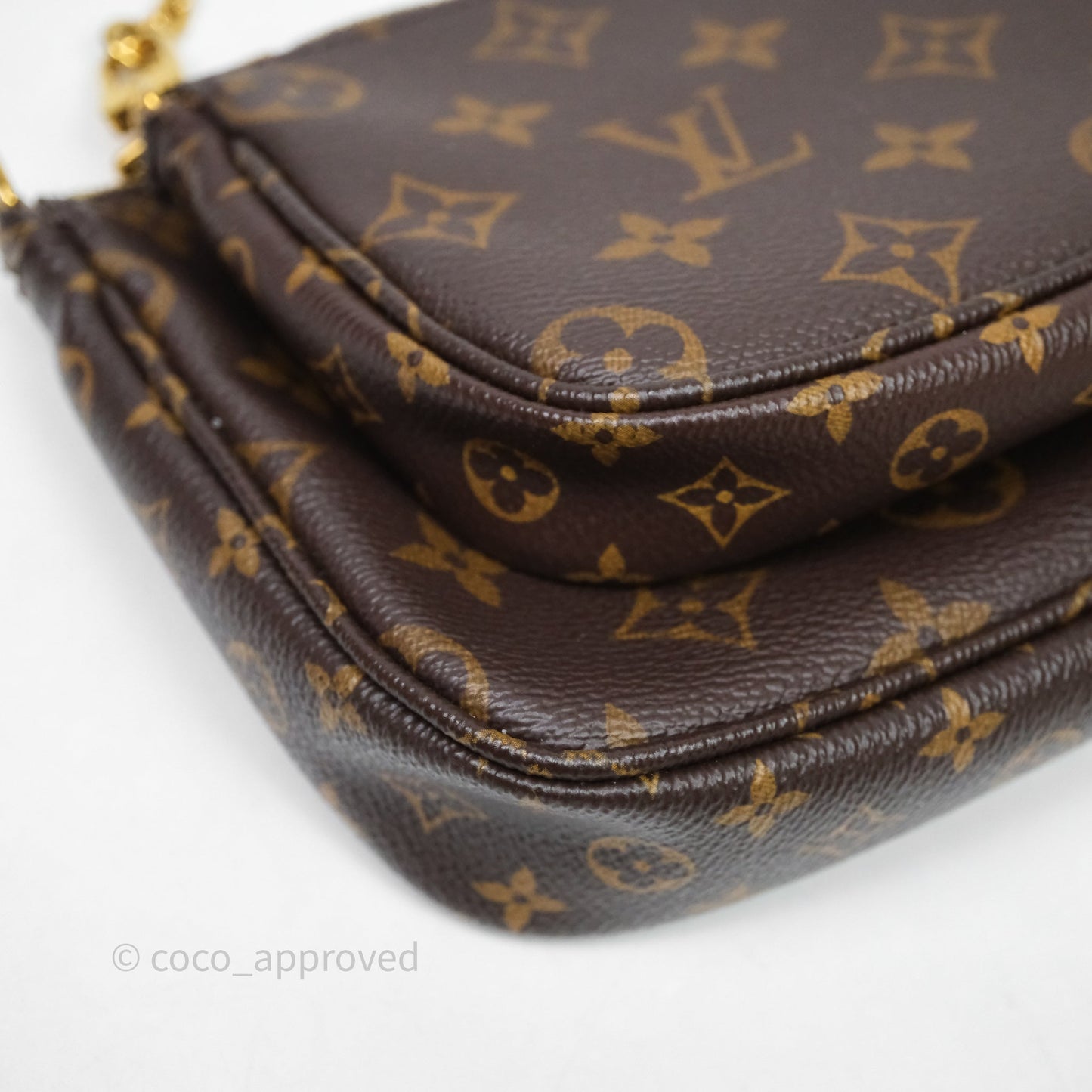Louis Vuitton Multi Pochette Accessories Khaki Monogram Canvas