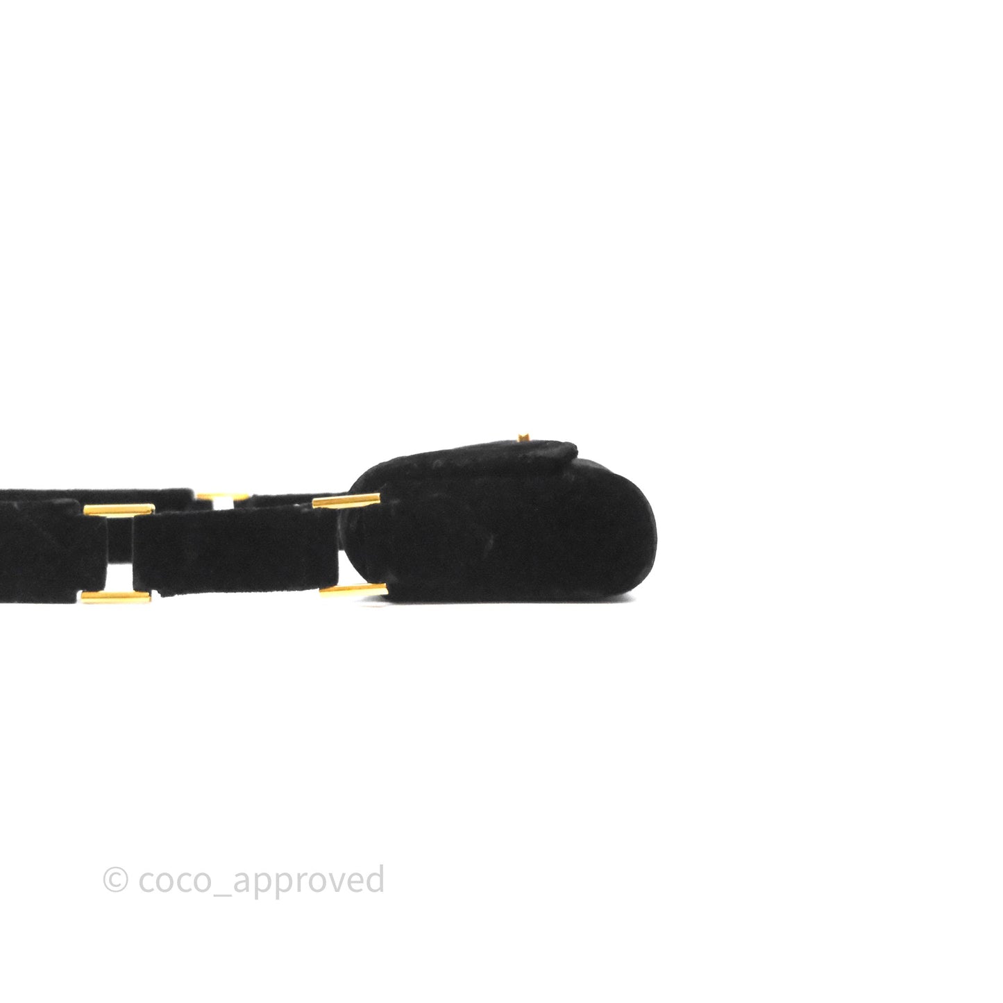 Chanel Vintage Mini Flap Bag Black Velvet Gold Hardware