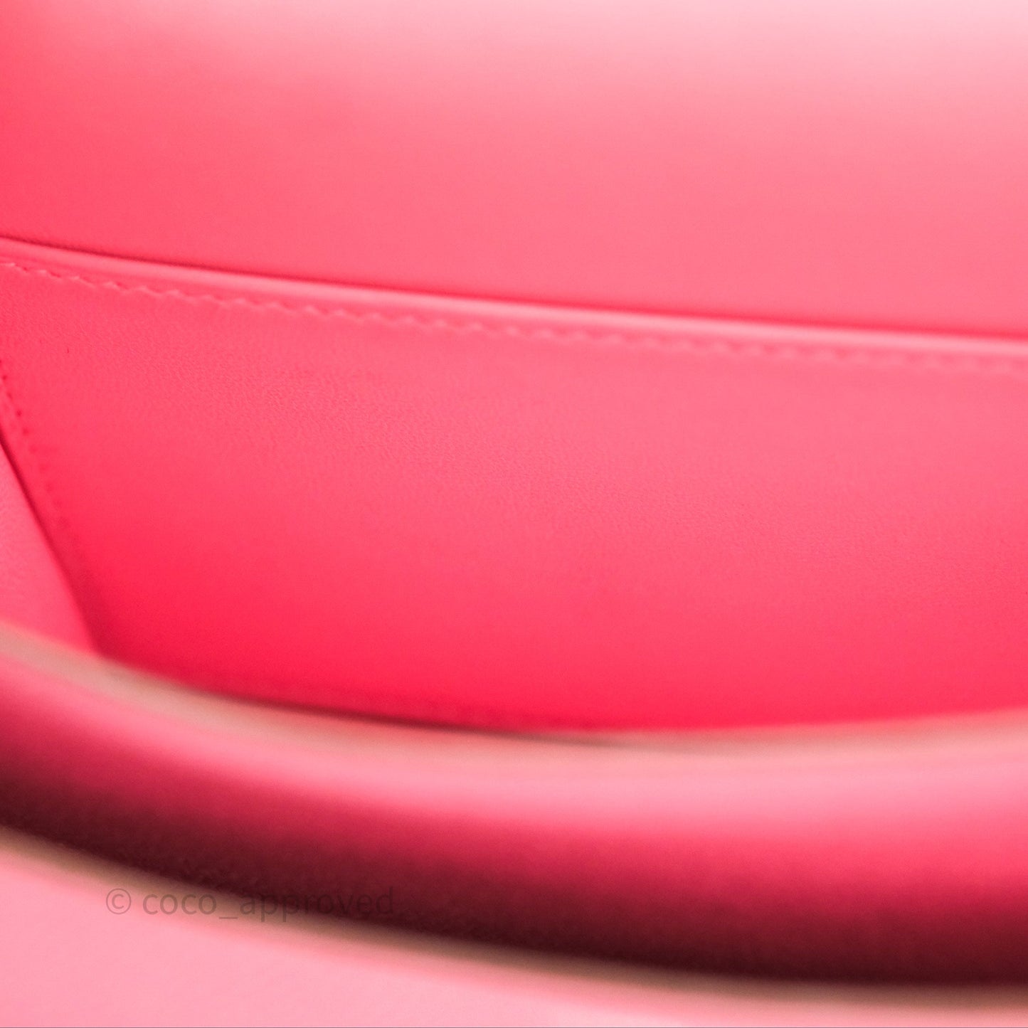 Hermès Constance Mini 18cm Rose d'ete Epsom Palladium Hardware