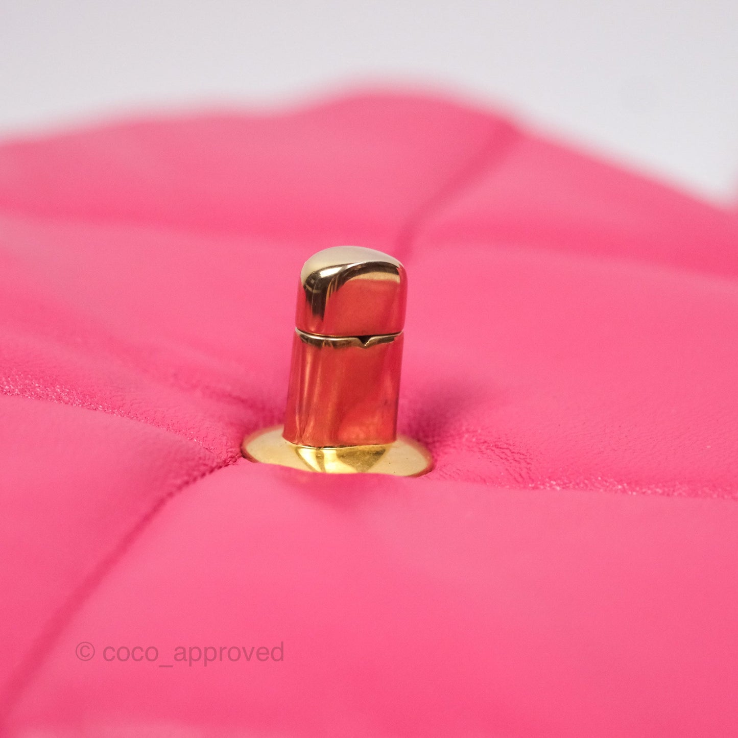 Chanel 19 Large (Medium) Dark Pink Goatskin Mixed Hardware