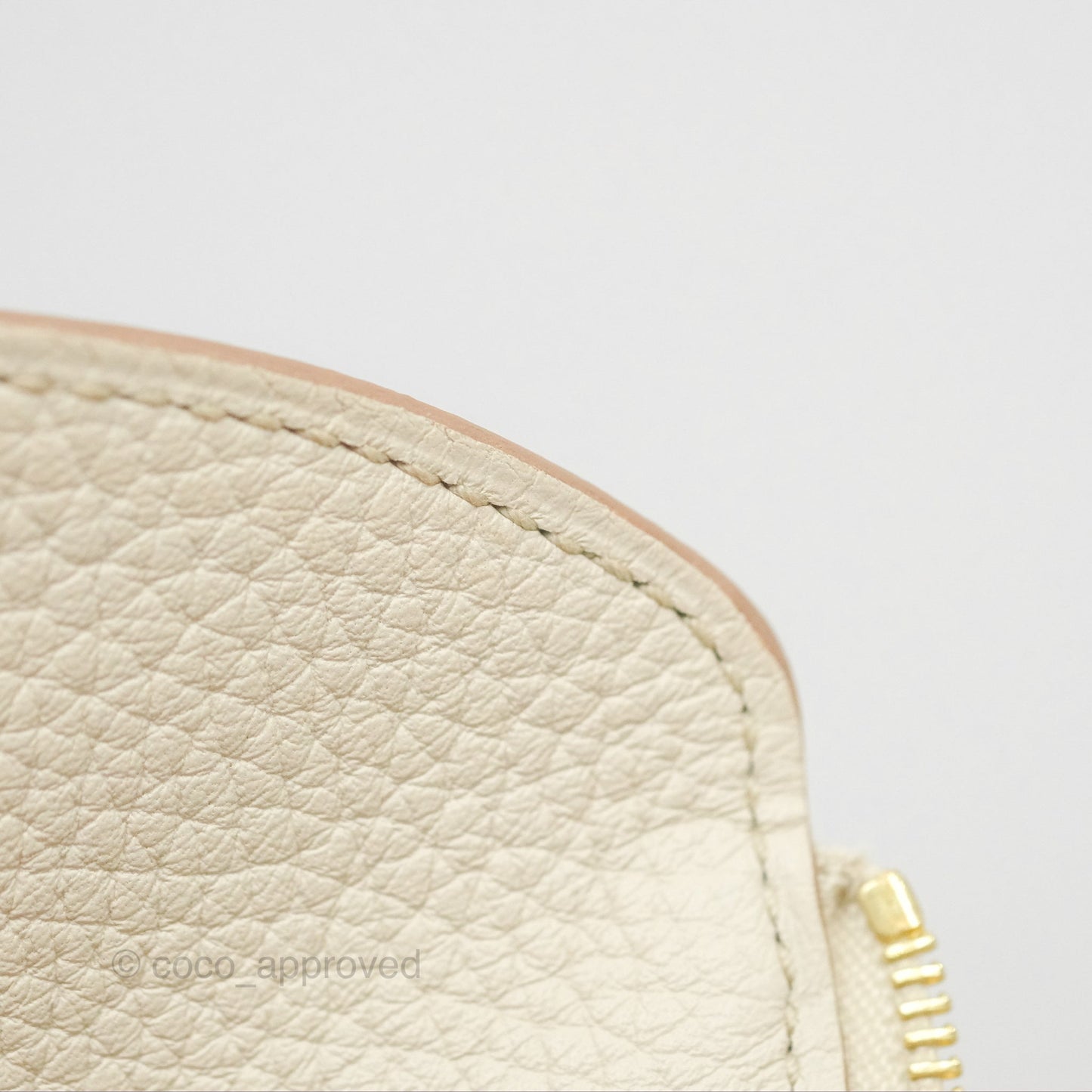 Hermès Mini Lindy 20 Beton Clemence Gold Hardware