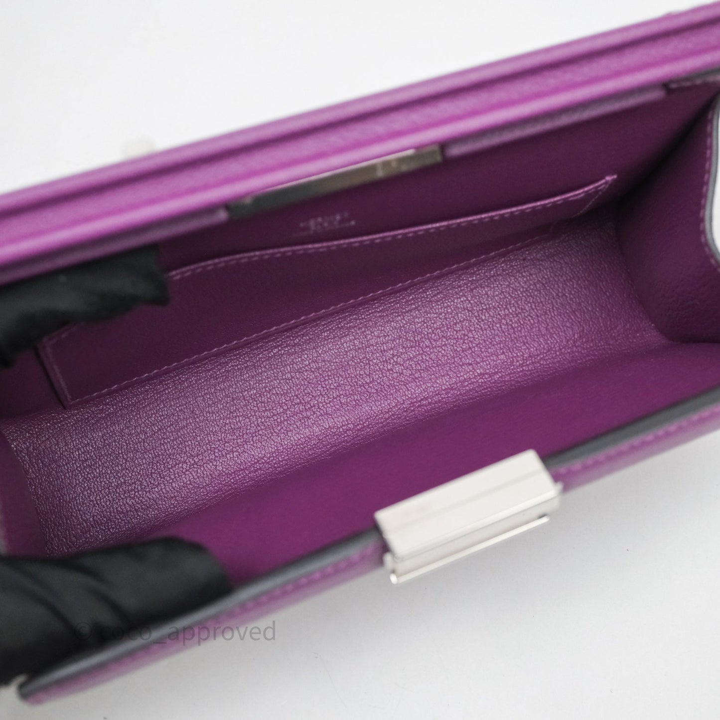 Hermes Clic H Bag Anemone P9 Veau Evercolor Palladium Hardware