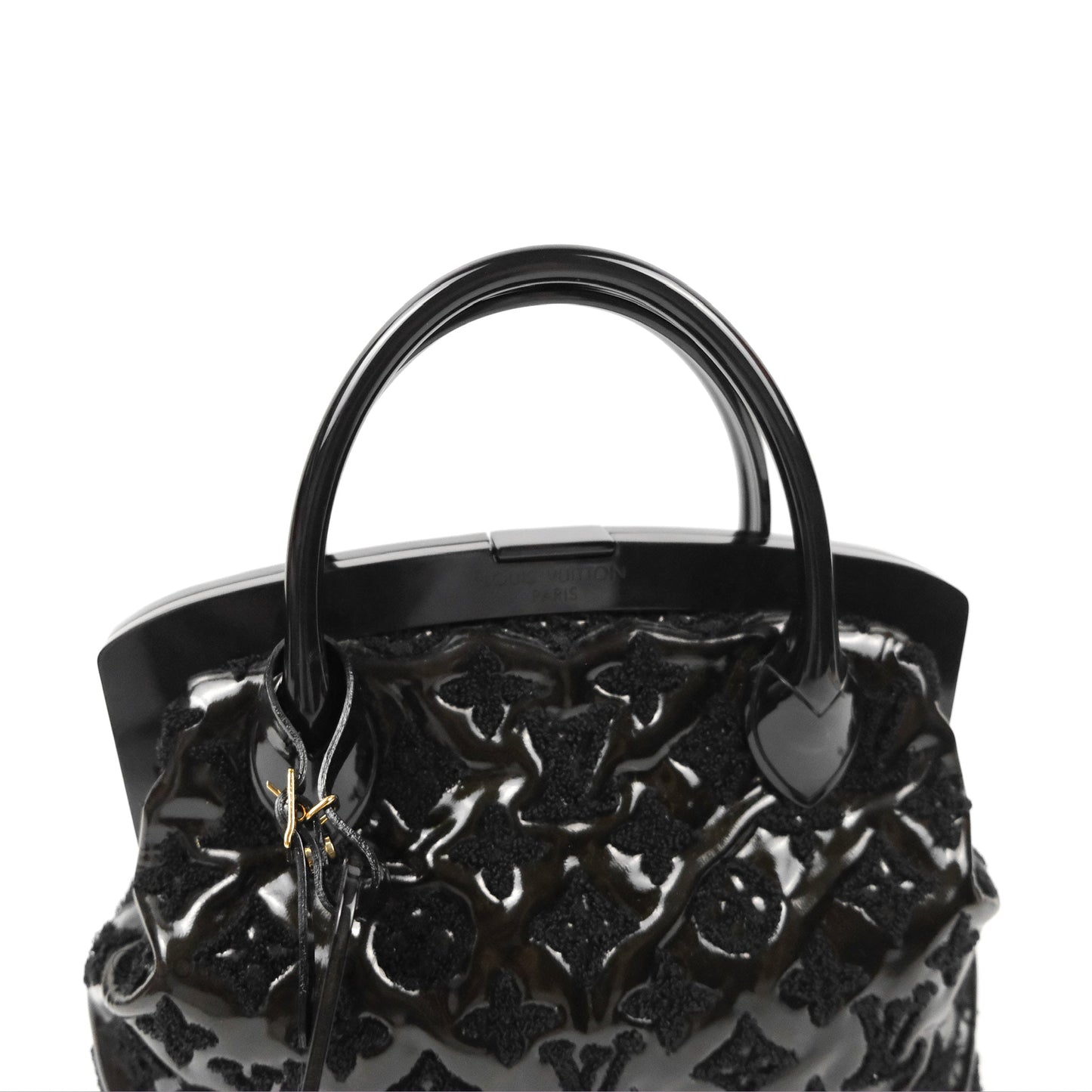 Louis Vuitton Fascination Lockit BB Frame Patent Black