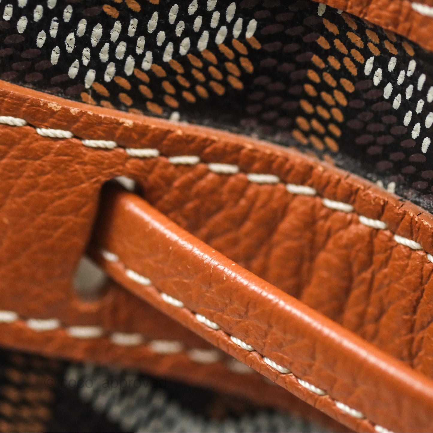 Goyard Petit Flot Bucket Bag Black & Tan Goyardine