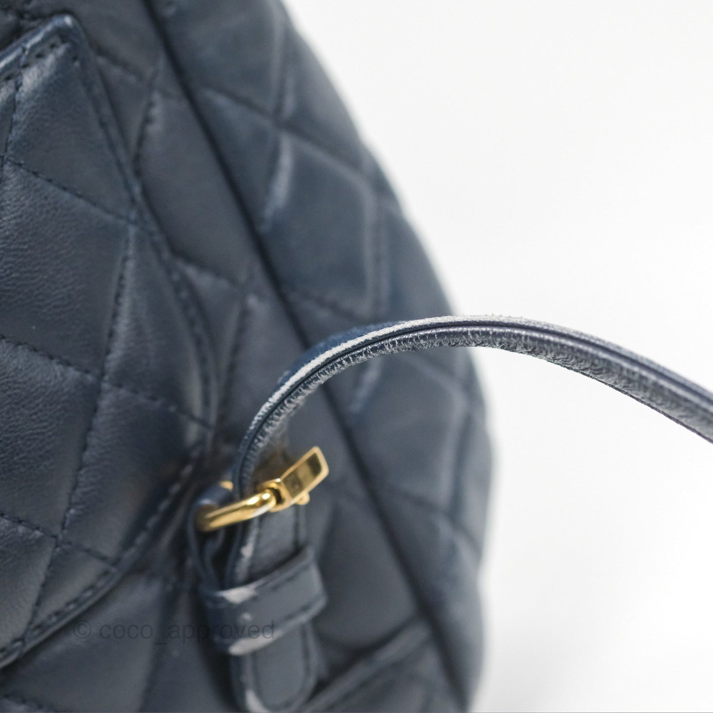 Chanel Mini Navy Calfskin Urban Spirit Backpack ⁣⁣⁣⁣⁣⁣⁣⁣⁣⁣⁣⁣⁣⁣Gold Hardware