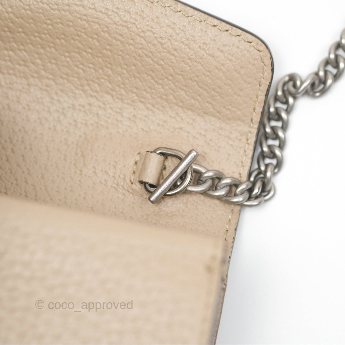 Gucci Dionysus GG Super Mini Crossbody Bag Ruthenium Hardware