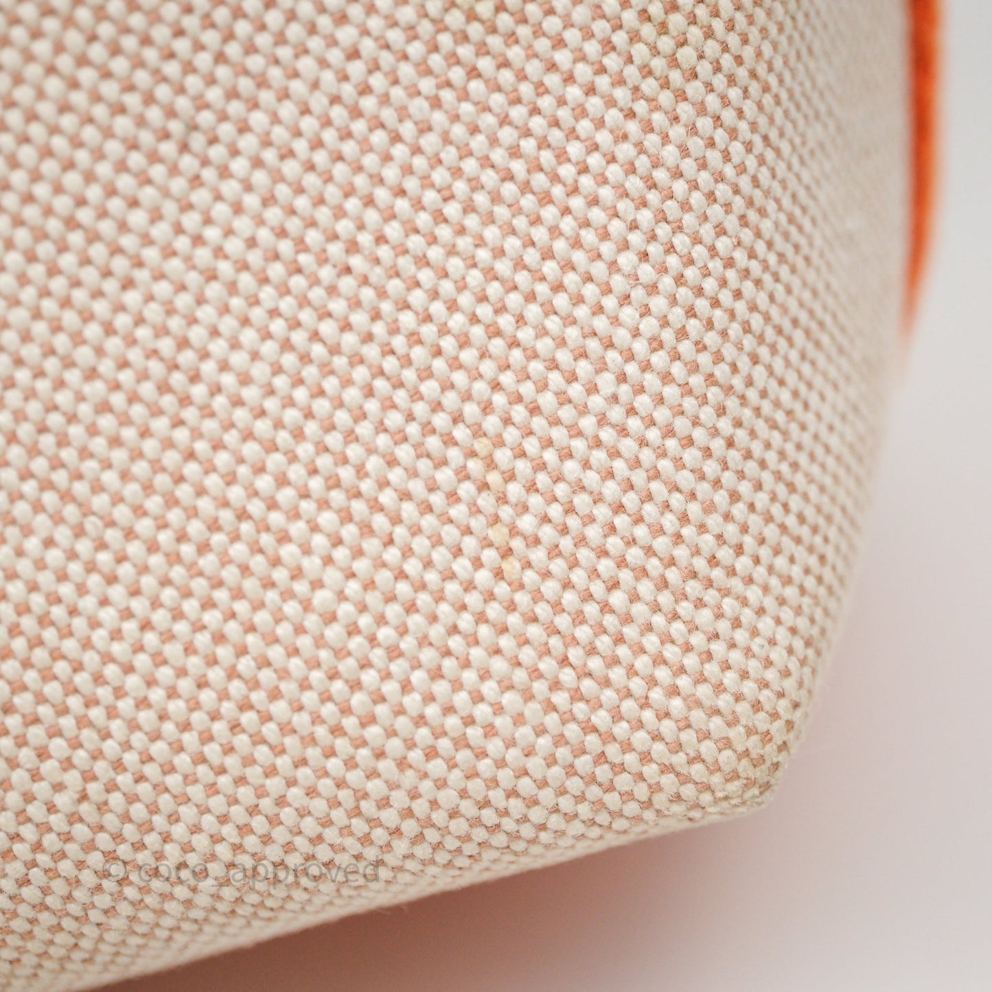 Hermès Small Bride-A-Brac Natural Orange Canvas