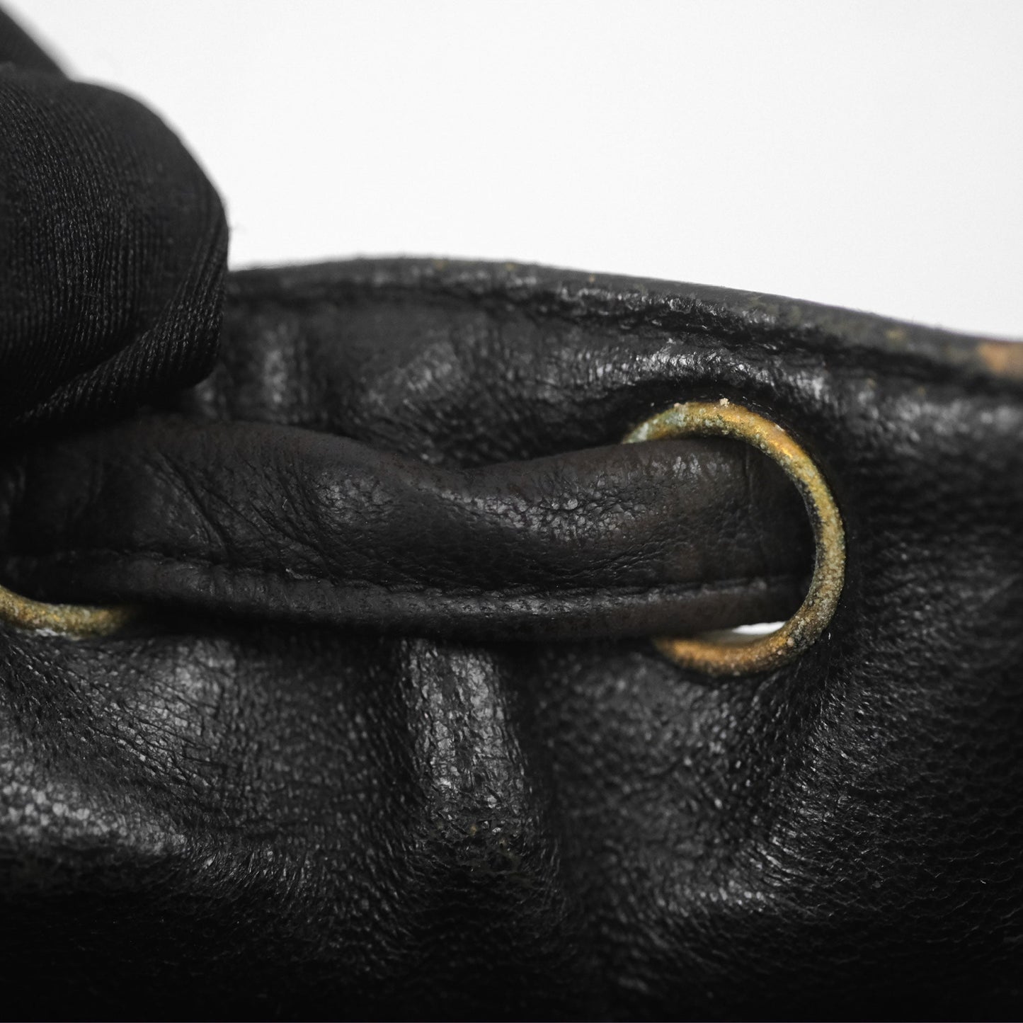 Chanel Vintage CC Duma Backpack Black Lambskin 24K Gold Hardware