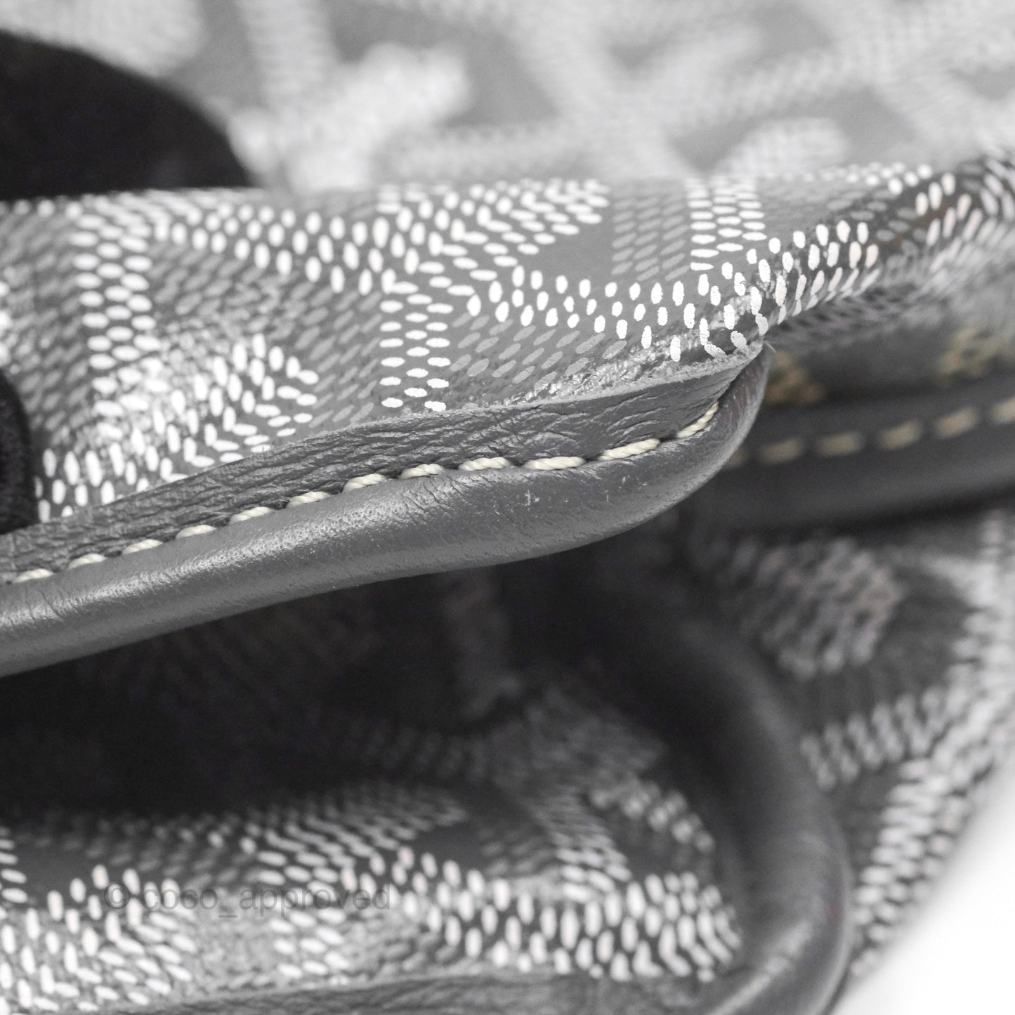 Goyard Anjou Mini Bag Goyardine Canvas Grey