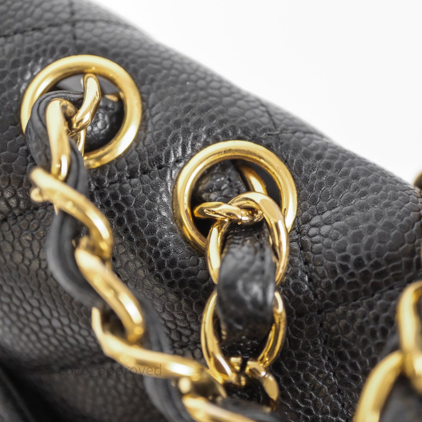 Chanel Jumbo Single Flap Black Caviar Gold Hardware⁣⁣