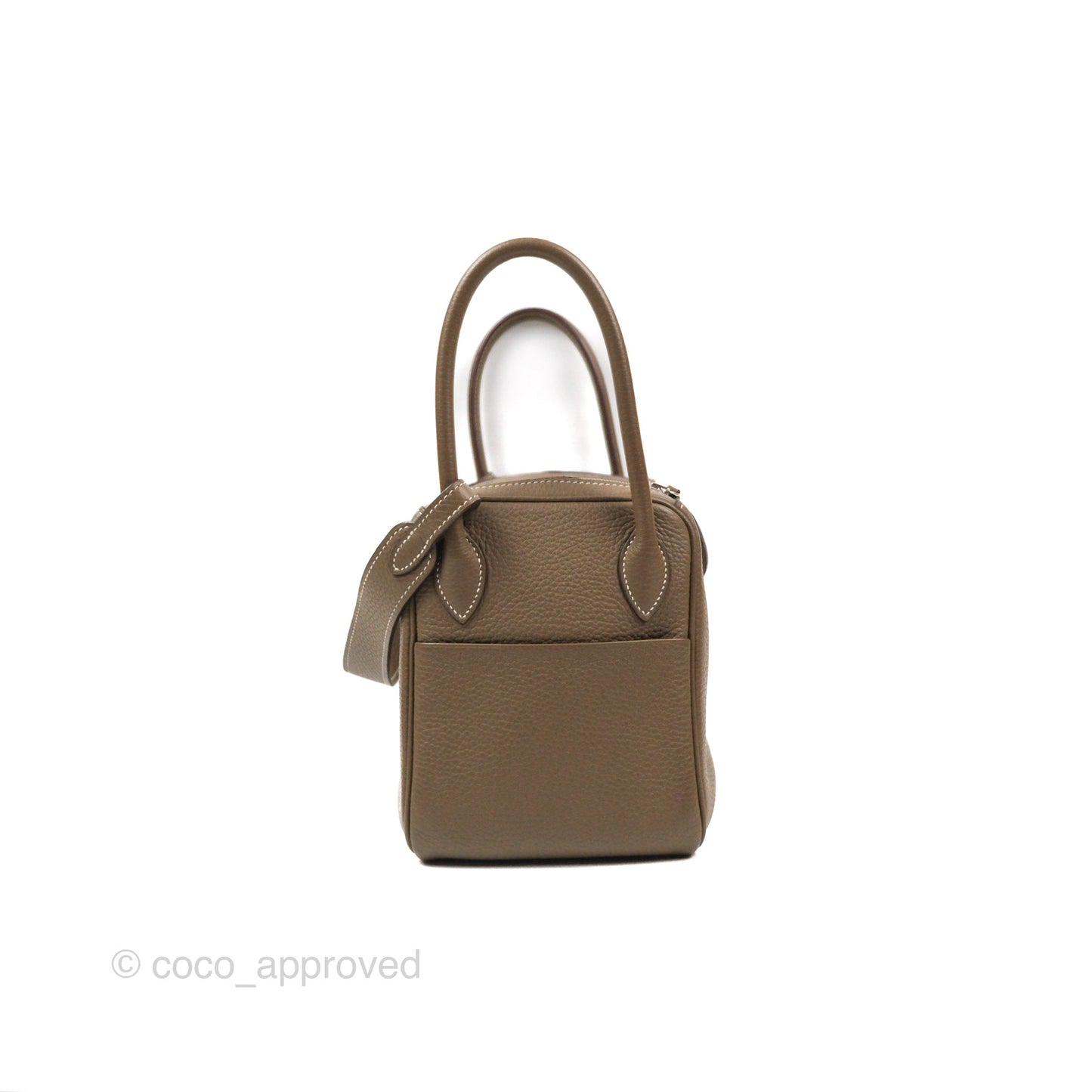 Hermès Lindy 26 Etoupe Clemence Palladium Hardware