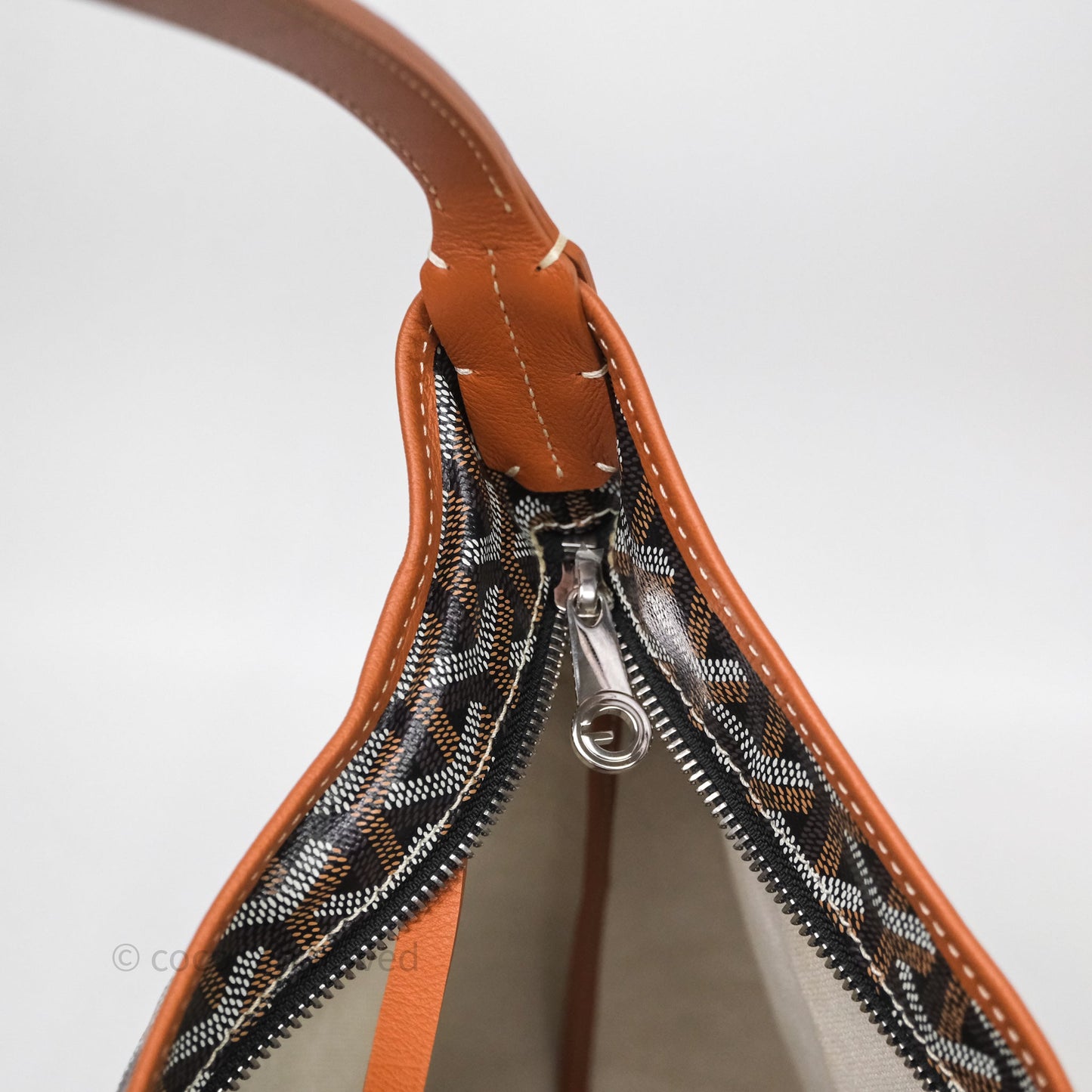 Goyard Bohème Hobo Bag Black & Tan