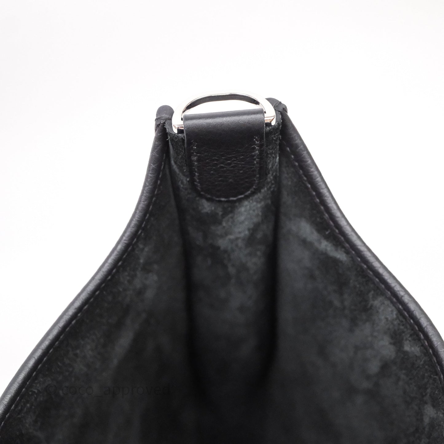 Hermes Evelyne III 29 Black Clemence Palladium Hardware
