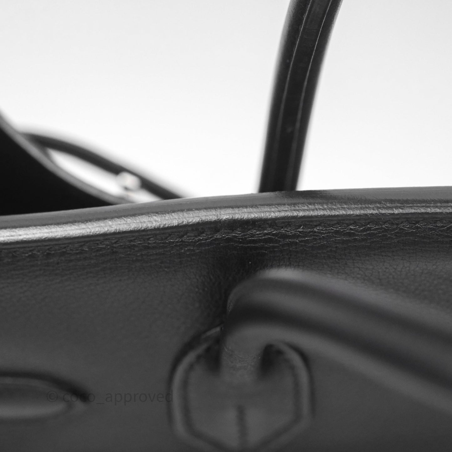 Hermès Birkin 30 Noir 89 Evergrain Palladium Hardware