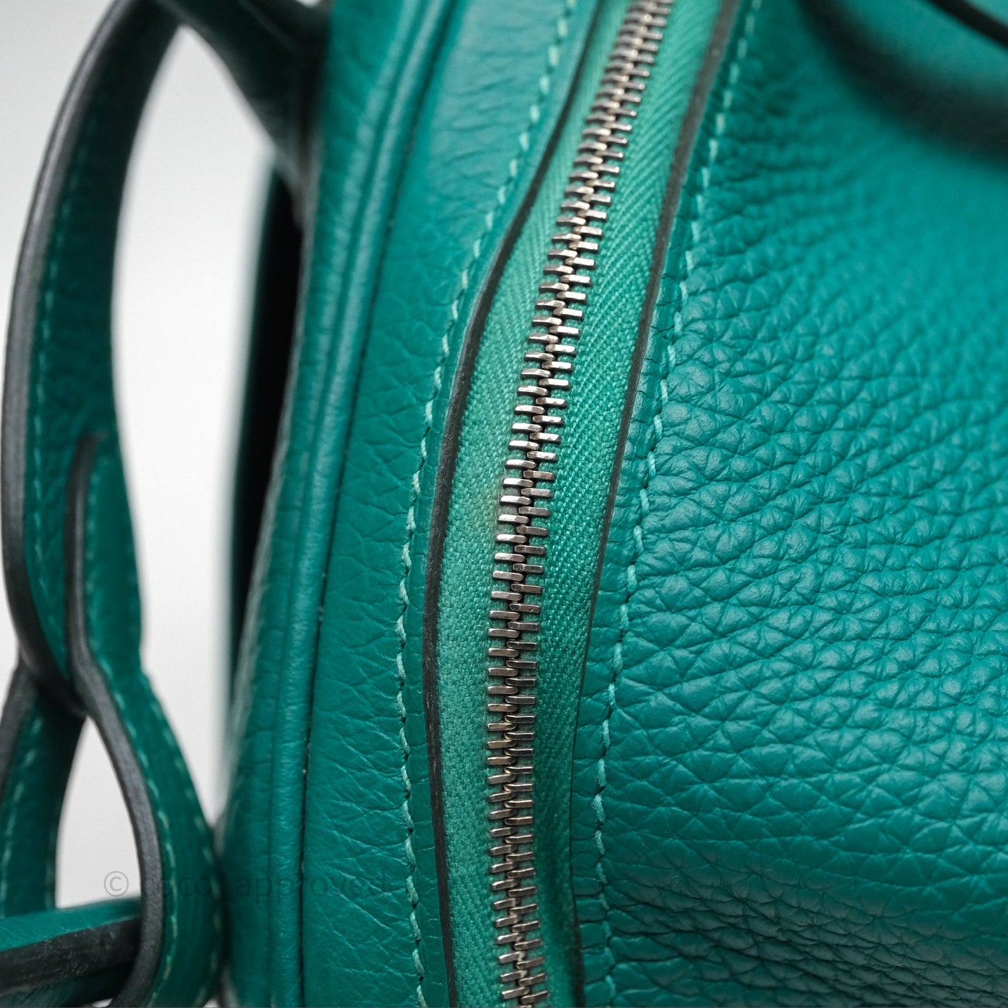Hermès Lindy 26 Vert Verone U1 Clemence Palladium Hardware