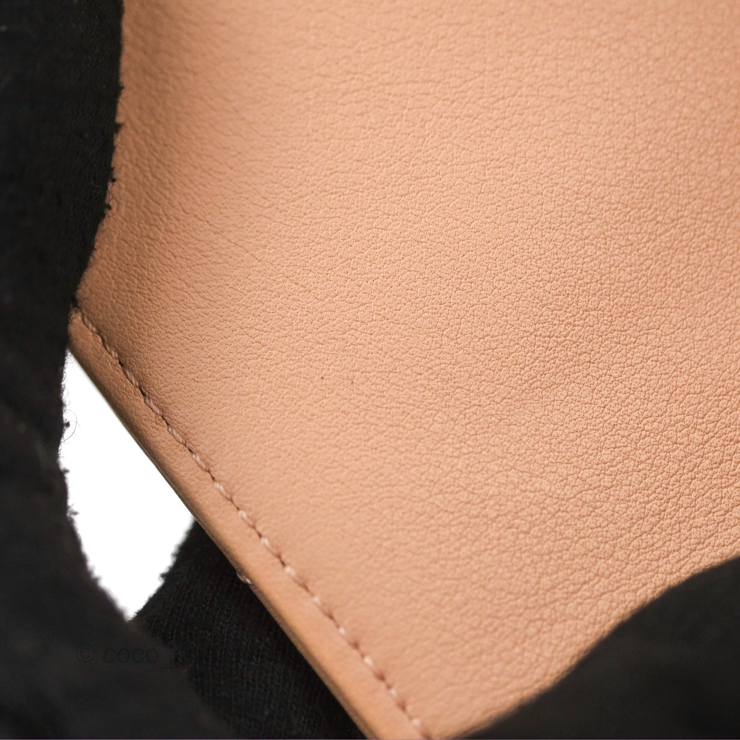 Chanel Messenger Bag Beige Pink Calfskin Aged Gold Hardware