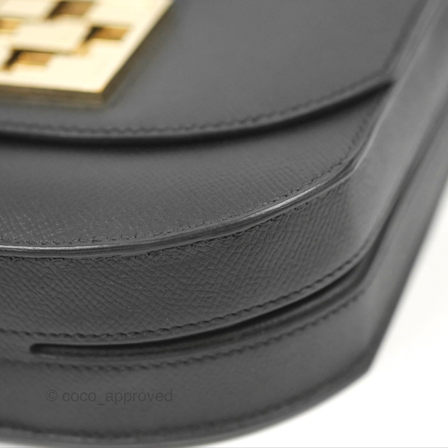 Hermès Mosaique Mini Bag Black Epsom Gold Hardware
