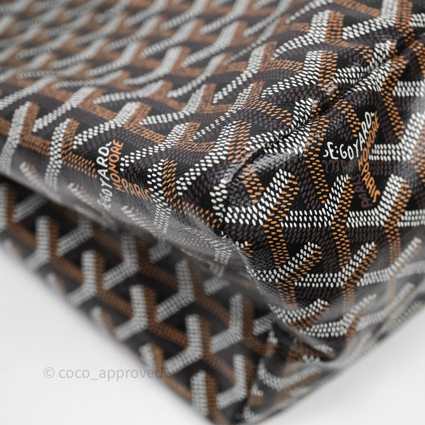 Goyard Bohème Hobo Bag Black & Tan