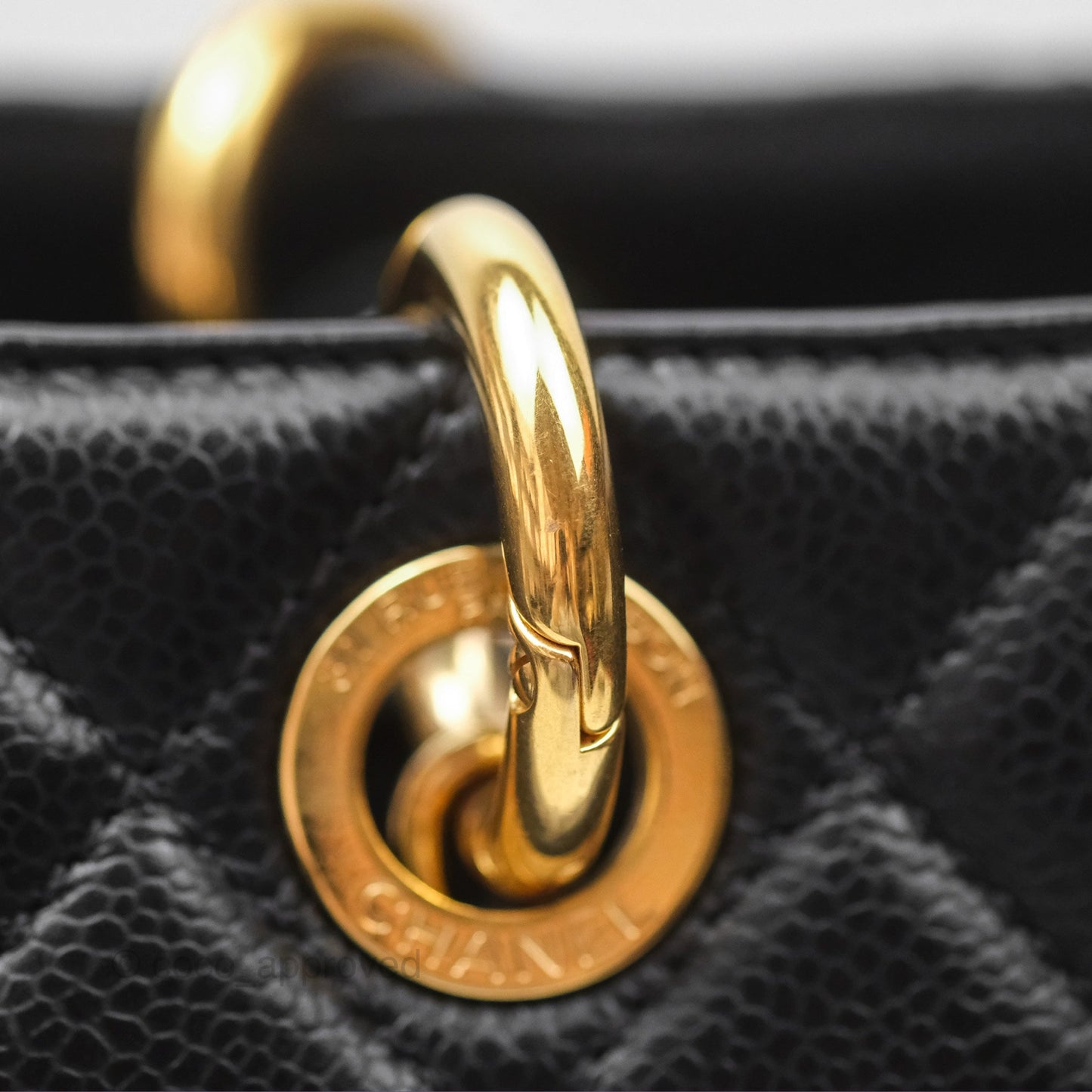 Chanel GST Black Caviar Gold Hardware