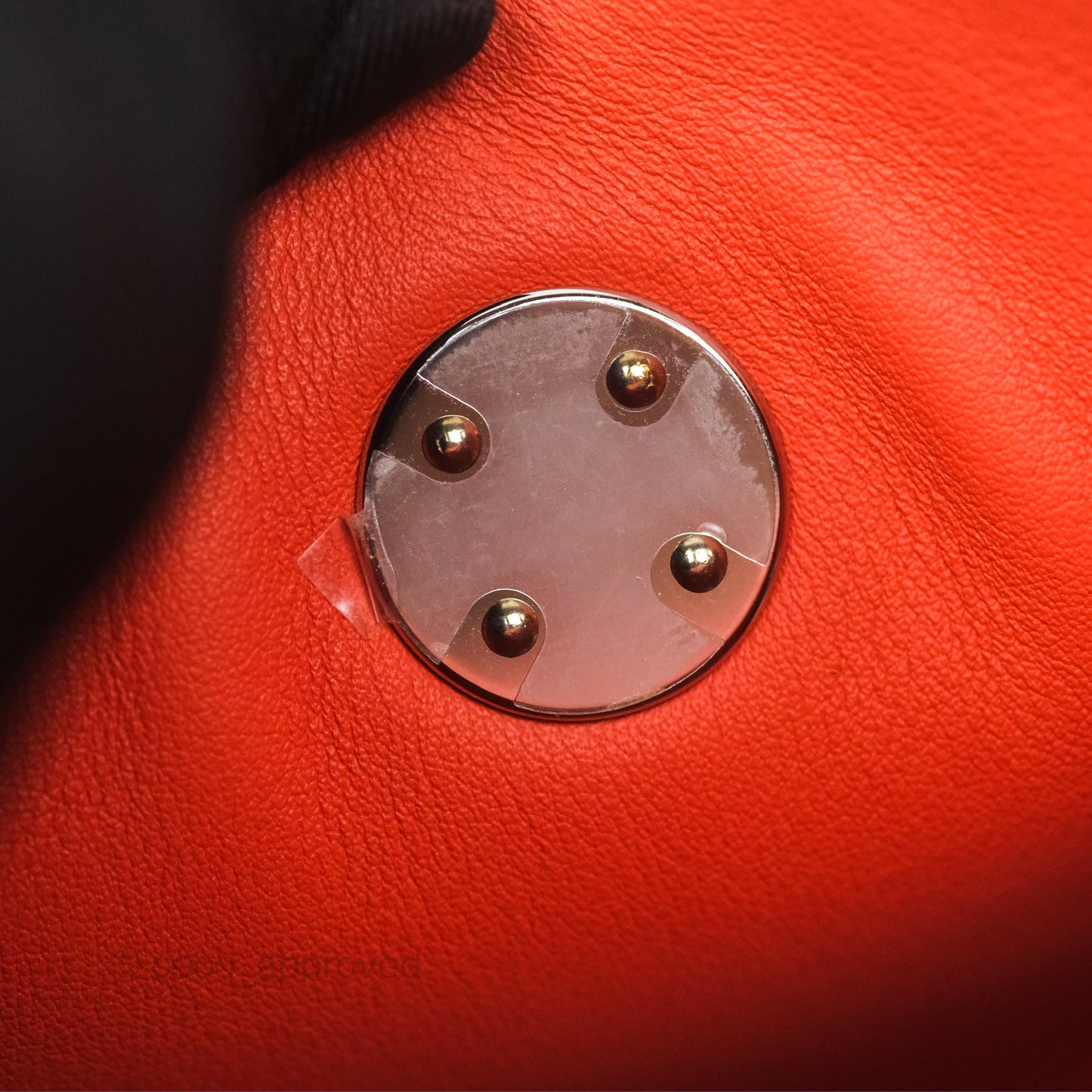 Hermès Mini Lindy 20 Orange Poppy 8V Clemence Palladium Hardware