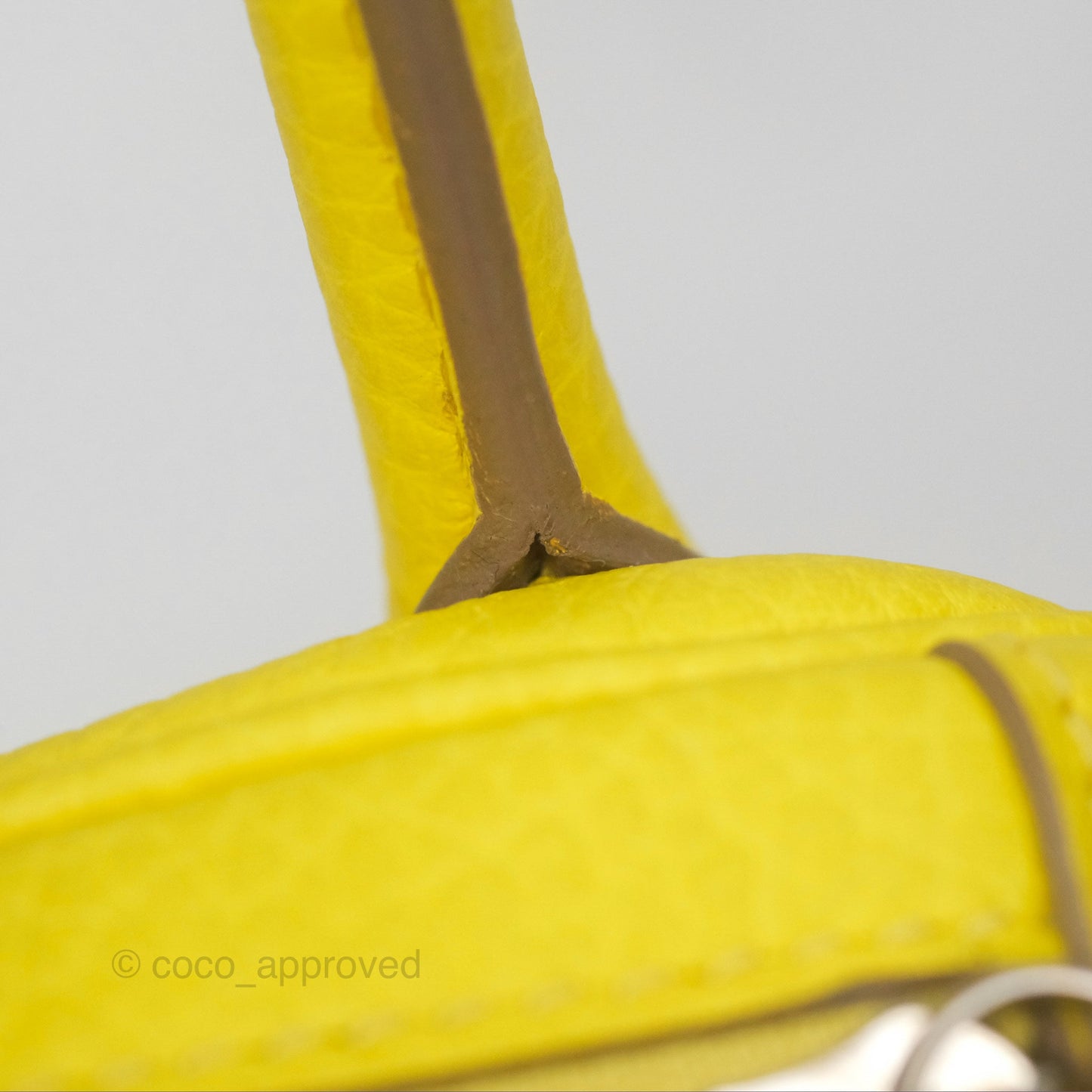 Hermès Lindy 30 Celemence Lime 9R Palladium Hardware