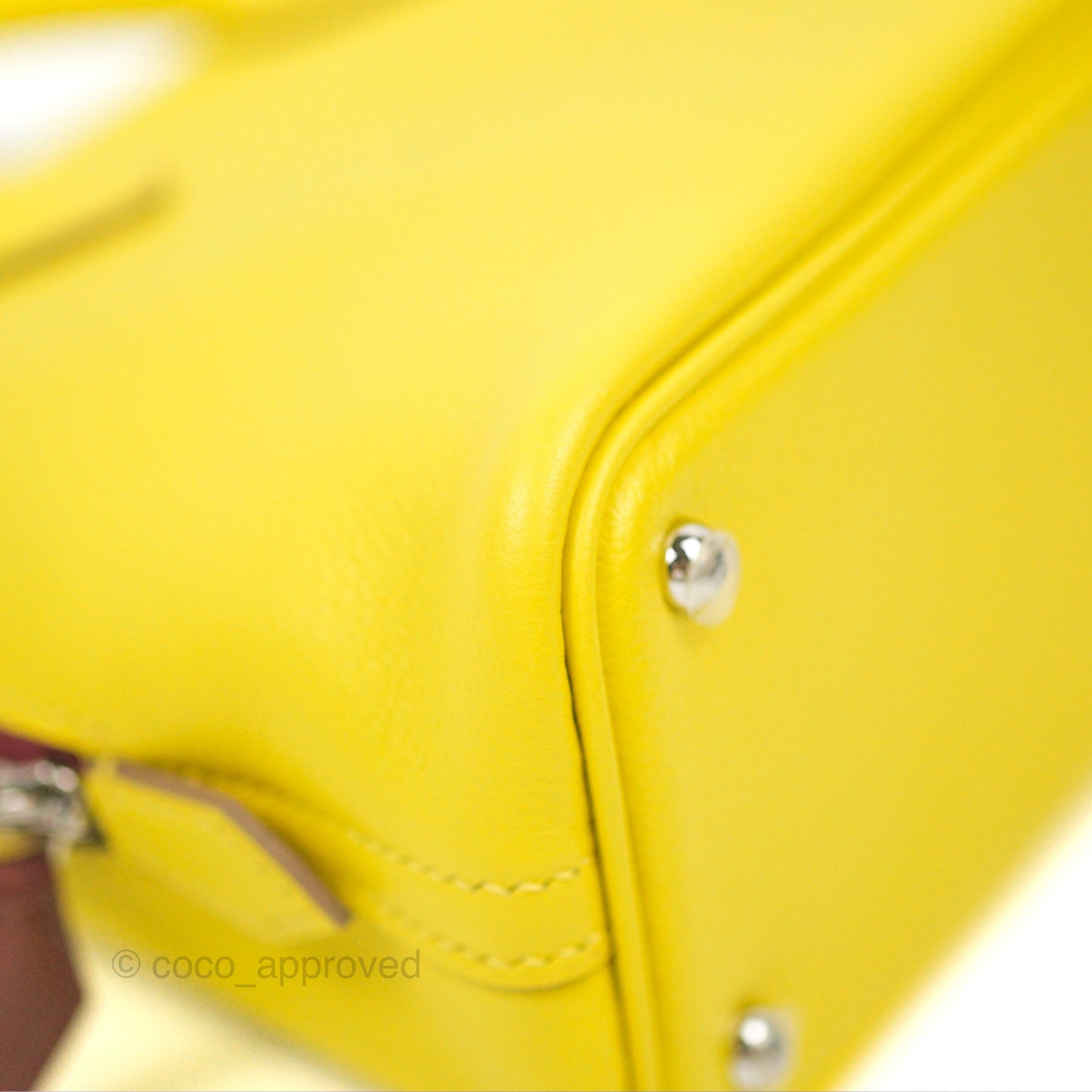 Hermès Bolide Mini 1923 Lime/Rouge H Evercolor Palladium Hardware