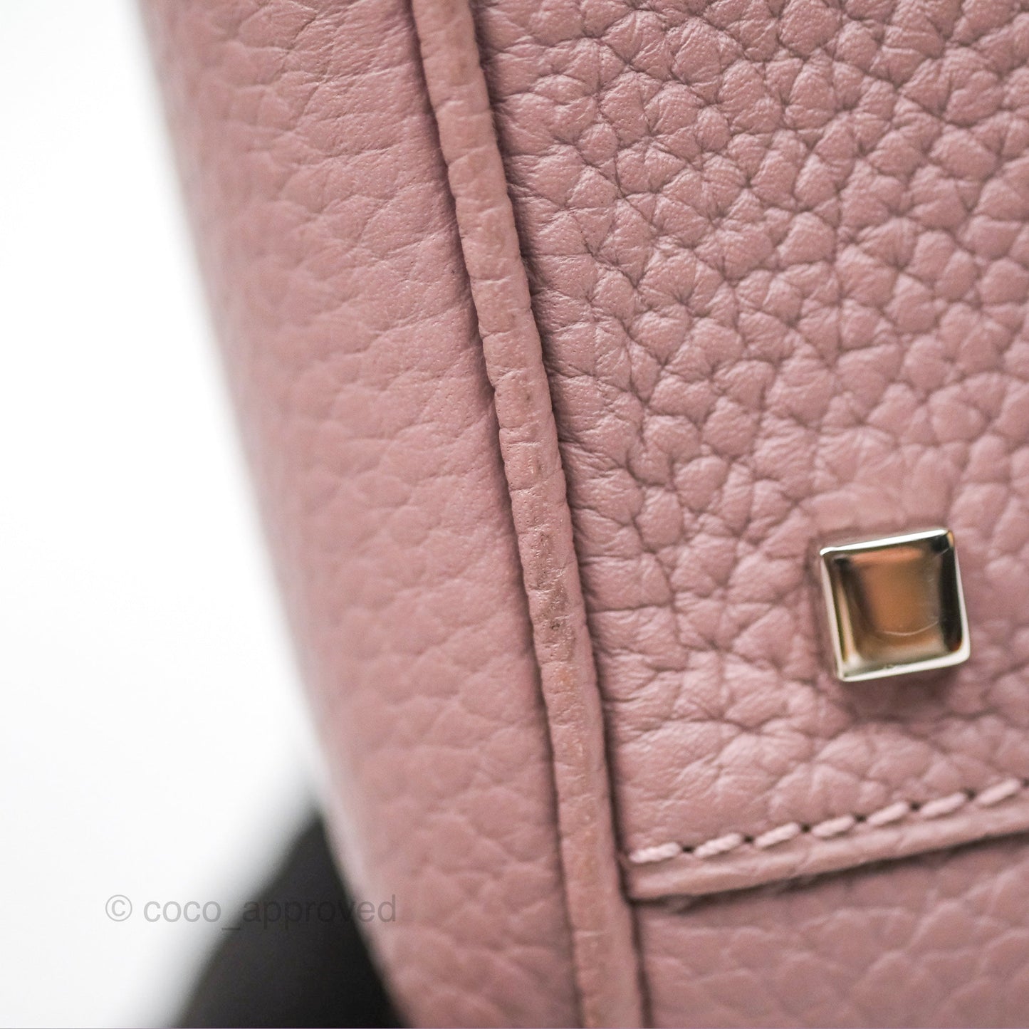 Moynat Pauline PM Bag Purple Calfskin Silver Hardware
