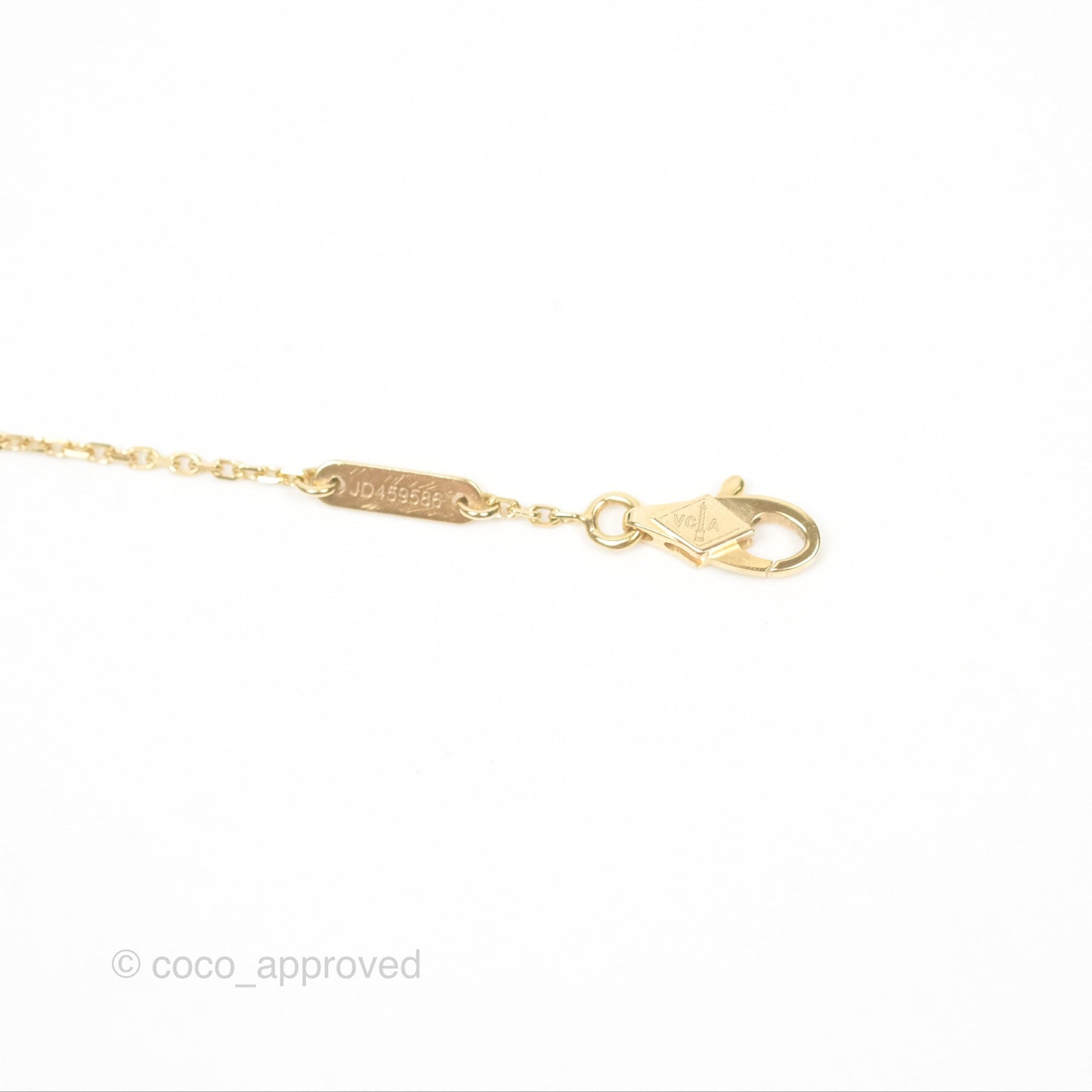 Van Cleef & Arpels 18K Yellow Gold Mother of Pearl Sweet Alhambra Butterfly Bracelet
