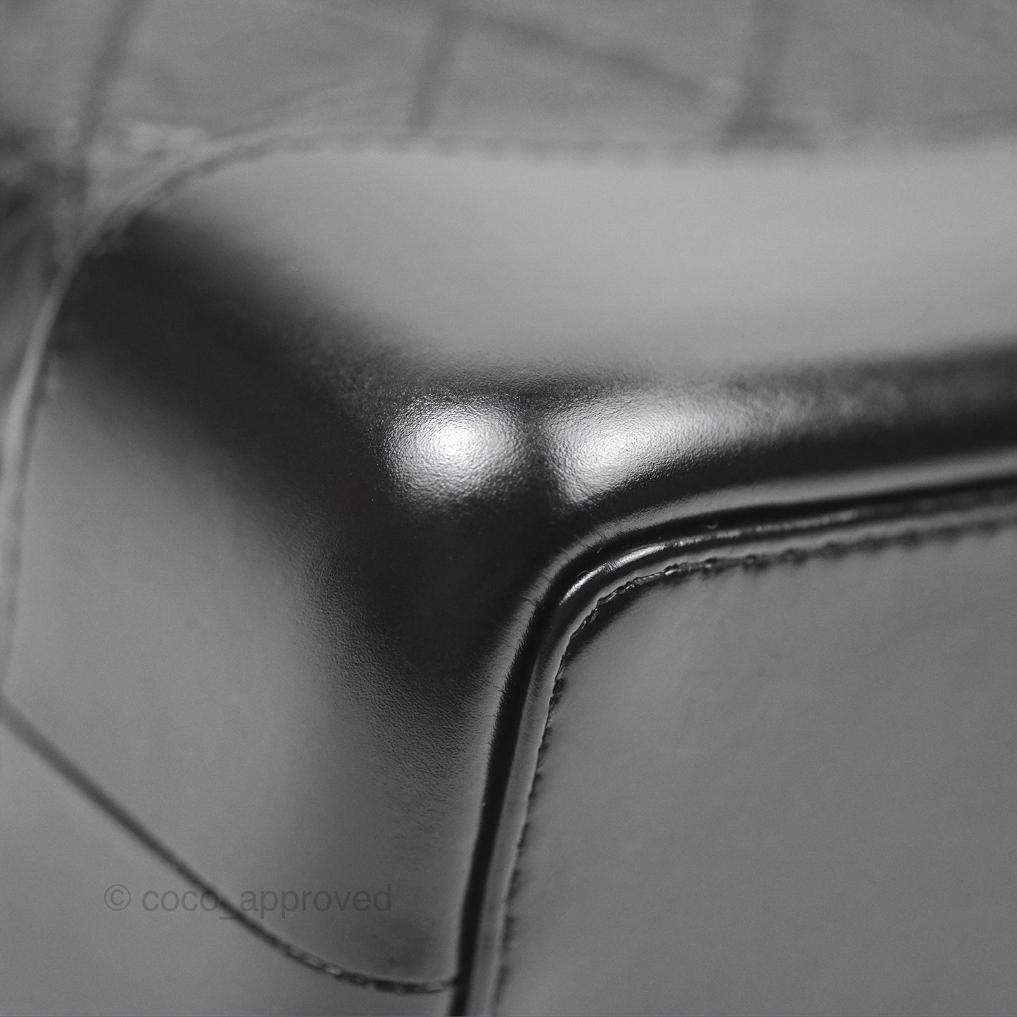 Chanel Small Gabrielle Backpack Black Aged Calfskin