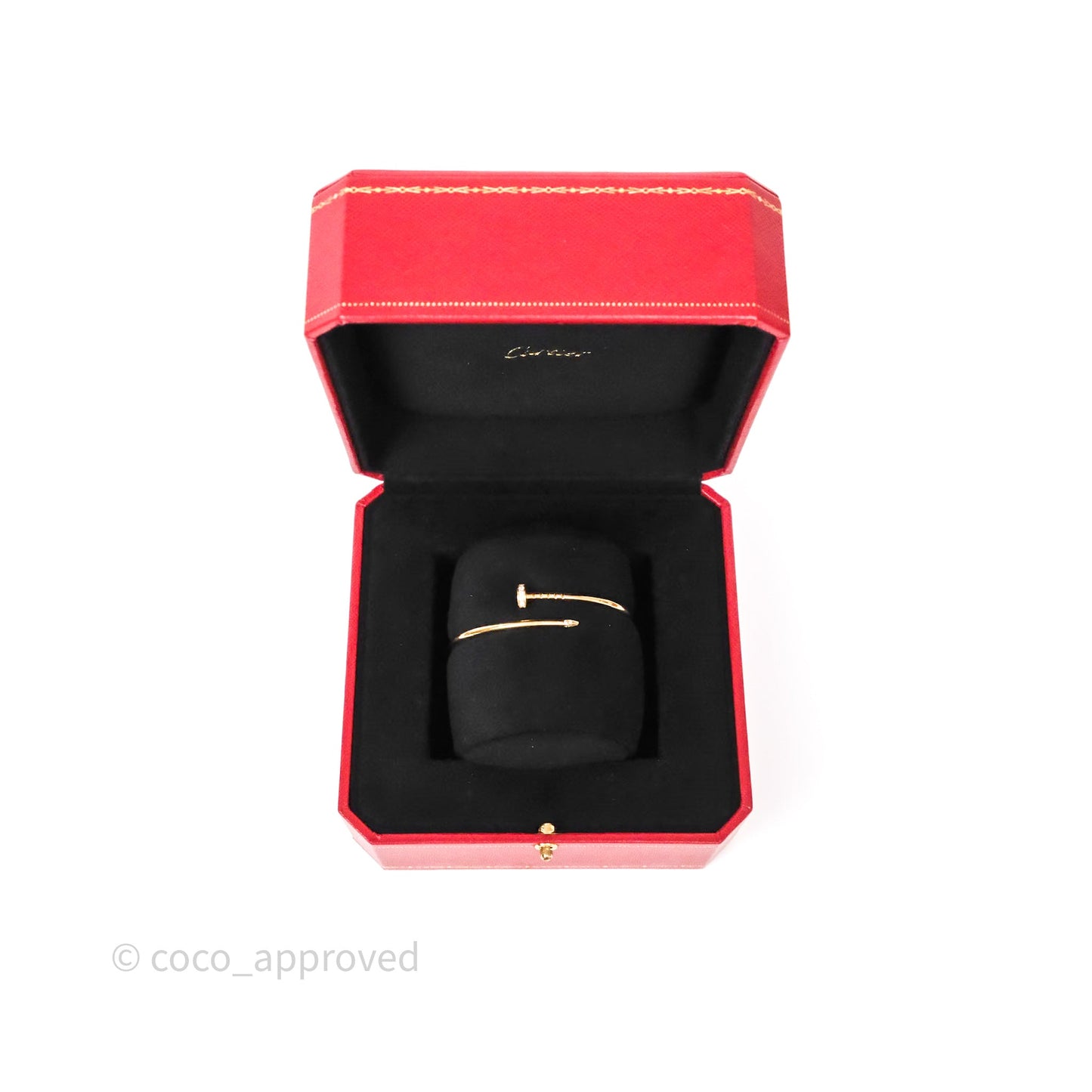 Cartier Small Juste Un Clou Bracelet 18K Yellow Gold Diamonds