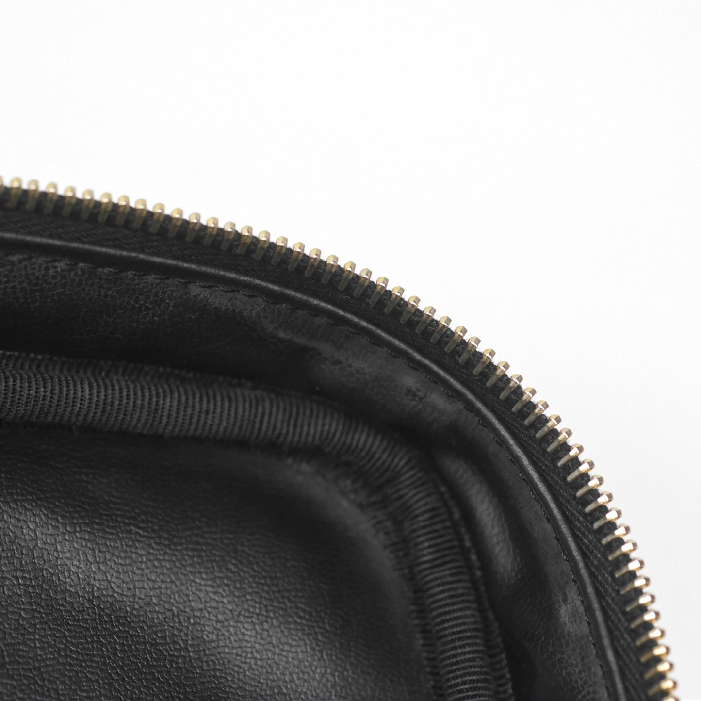Chanel Vintage Vanity Case Black Caviar Gold Hardware