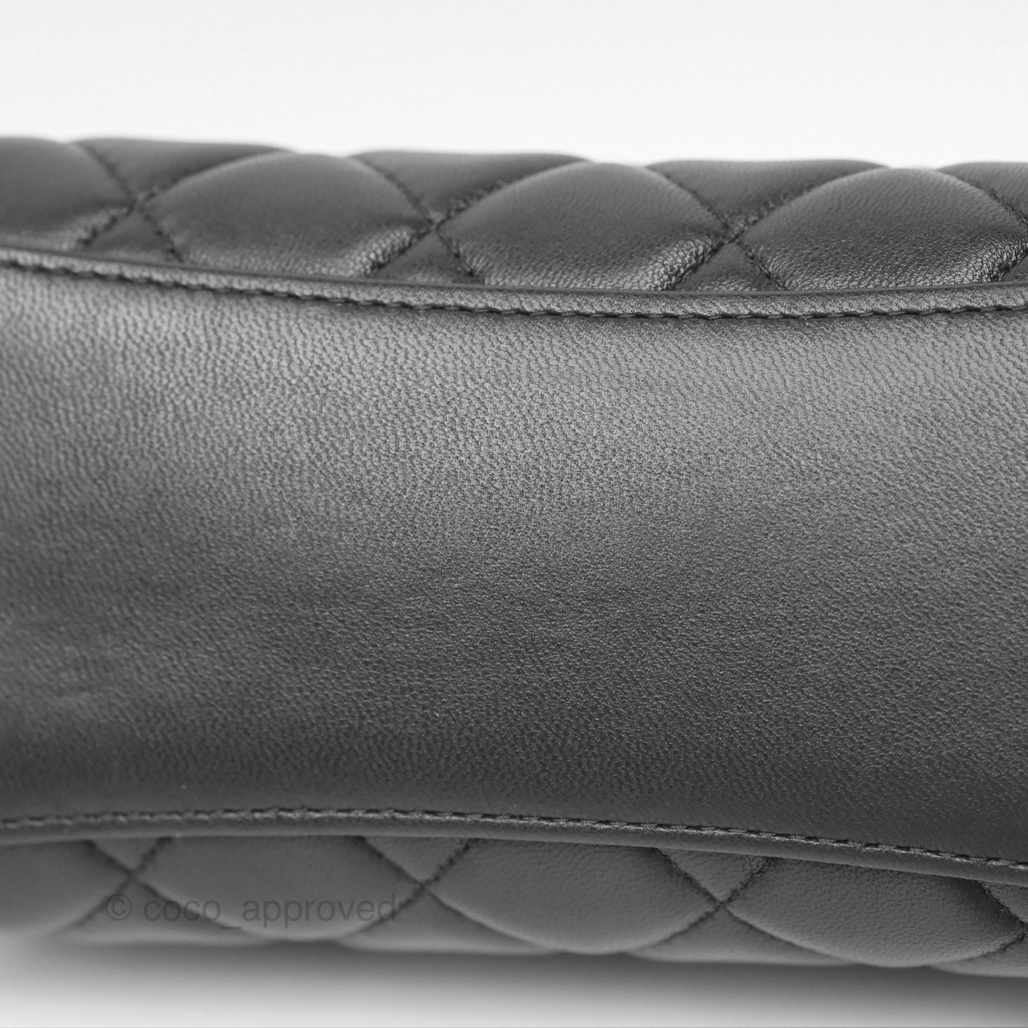 Chanel Clutch With Chain Black Lambskin Gold Hardware 23A