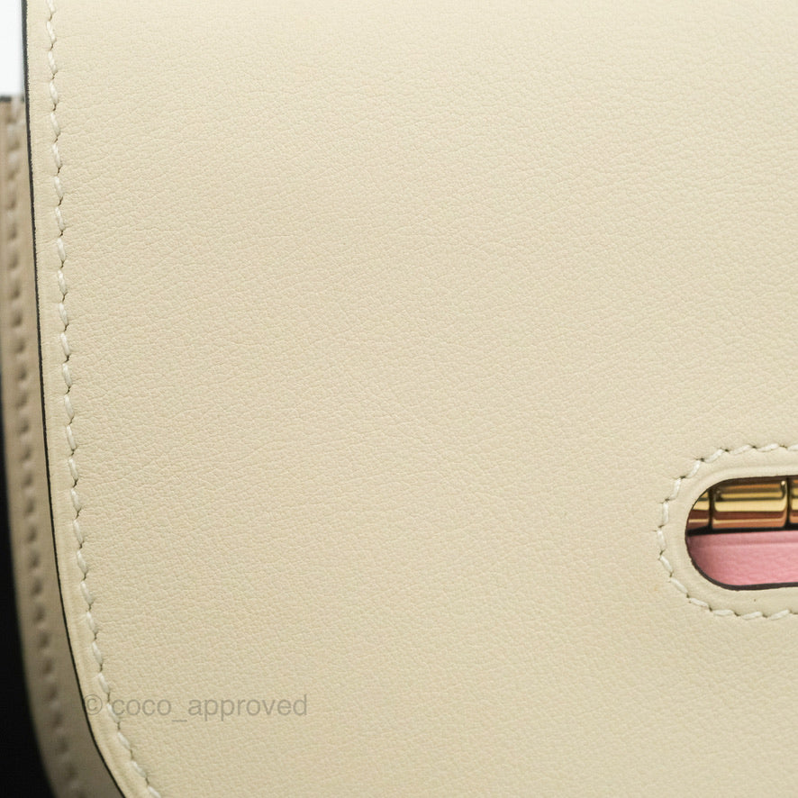 Hermes Swift Mini Convoyeur Craie Rose Sakura