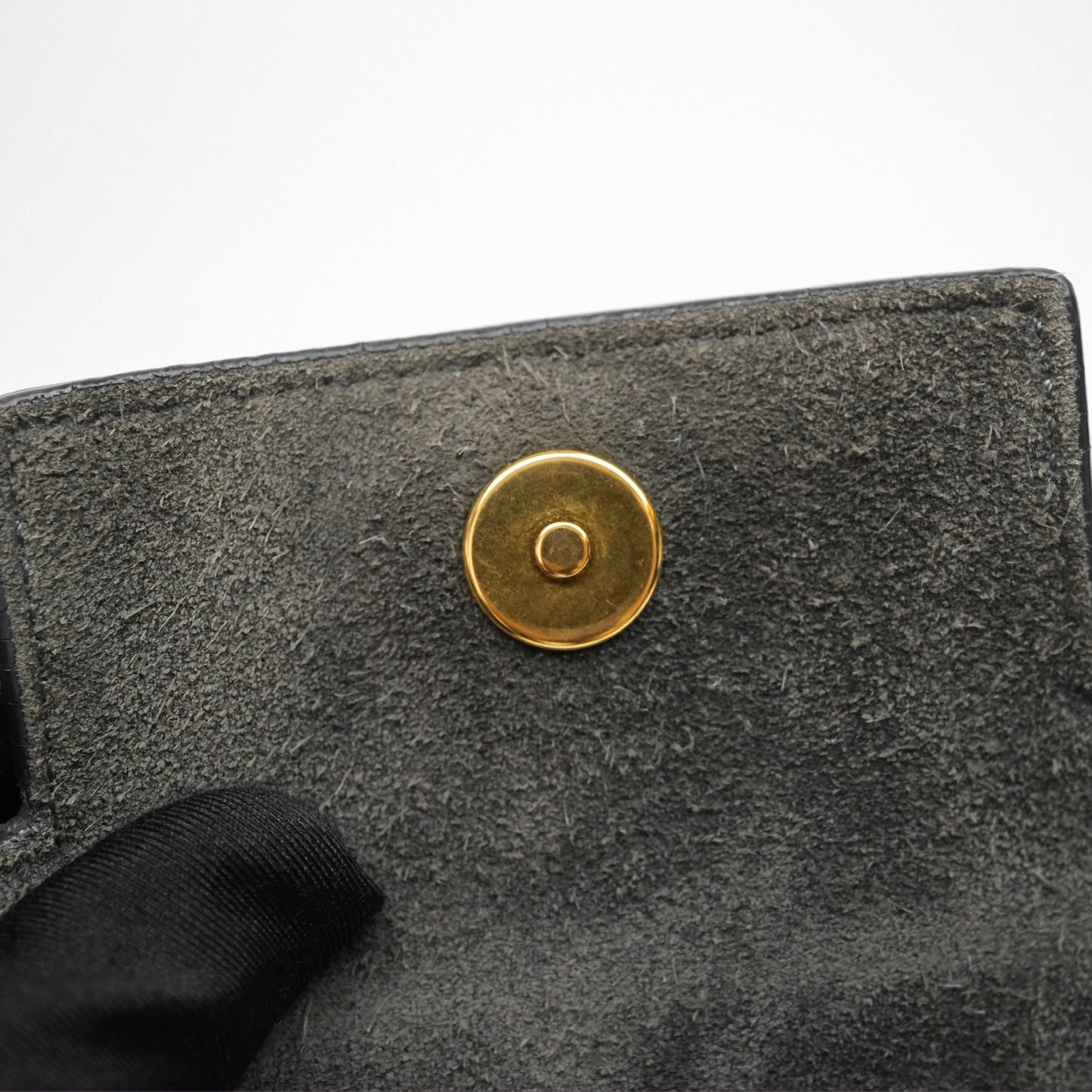 Celine Pico Belt Bag Grey Grained Calfskin Gold Hardware