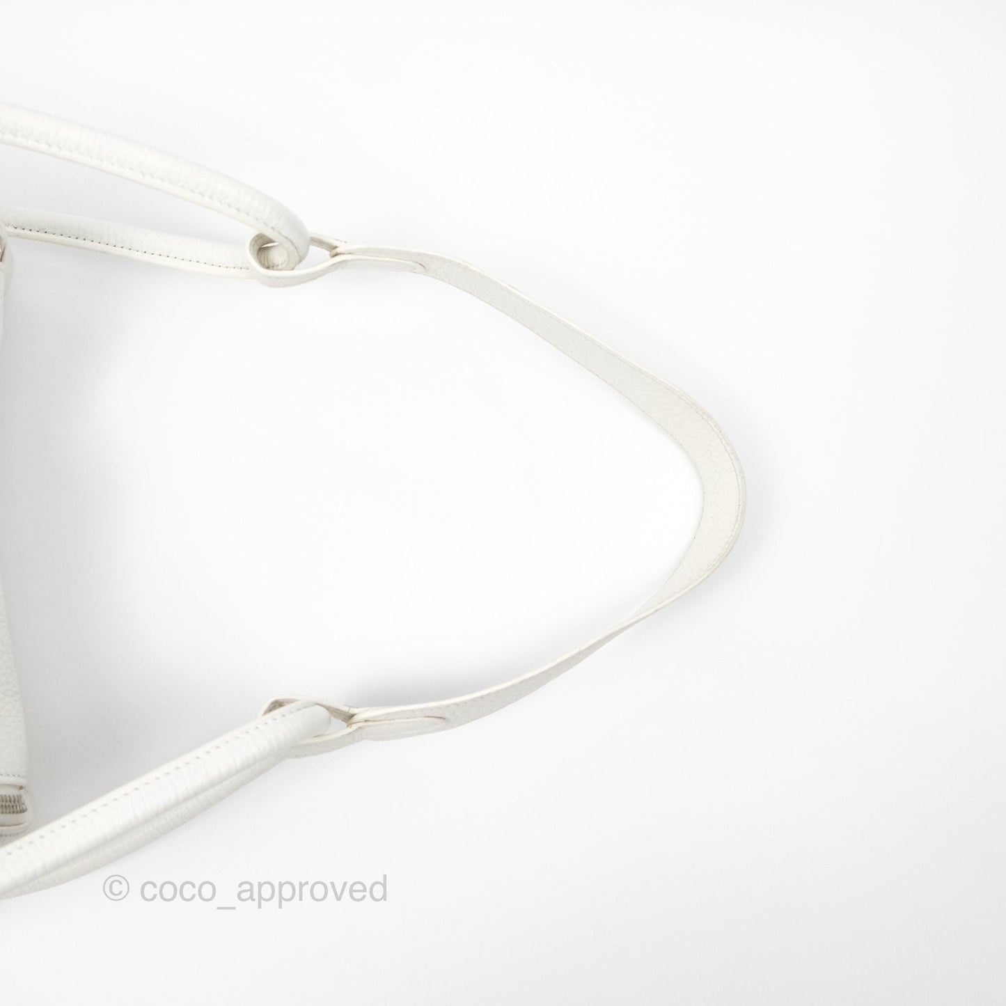 Hermès Lindy 30 White Clemence Palladium Hardware